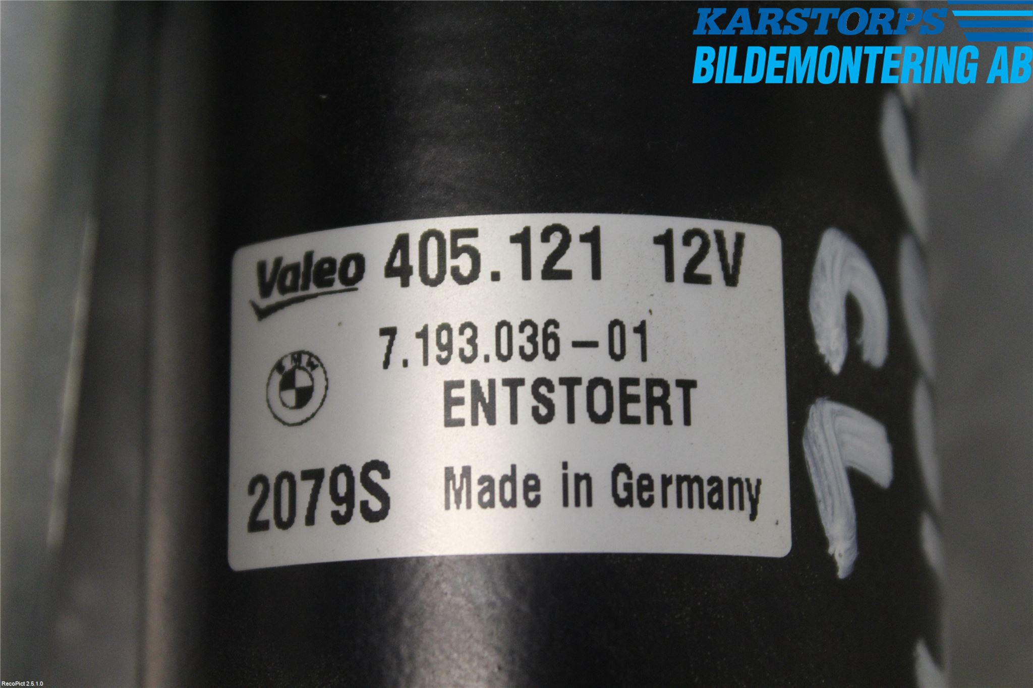 BMW 1 E87/81 5D/3D 03-11 Torkarmekanism Vindruta