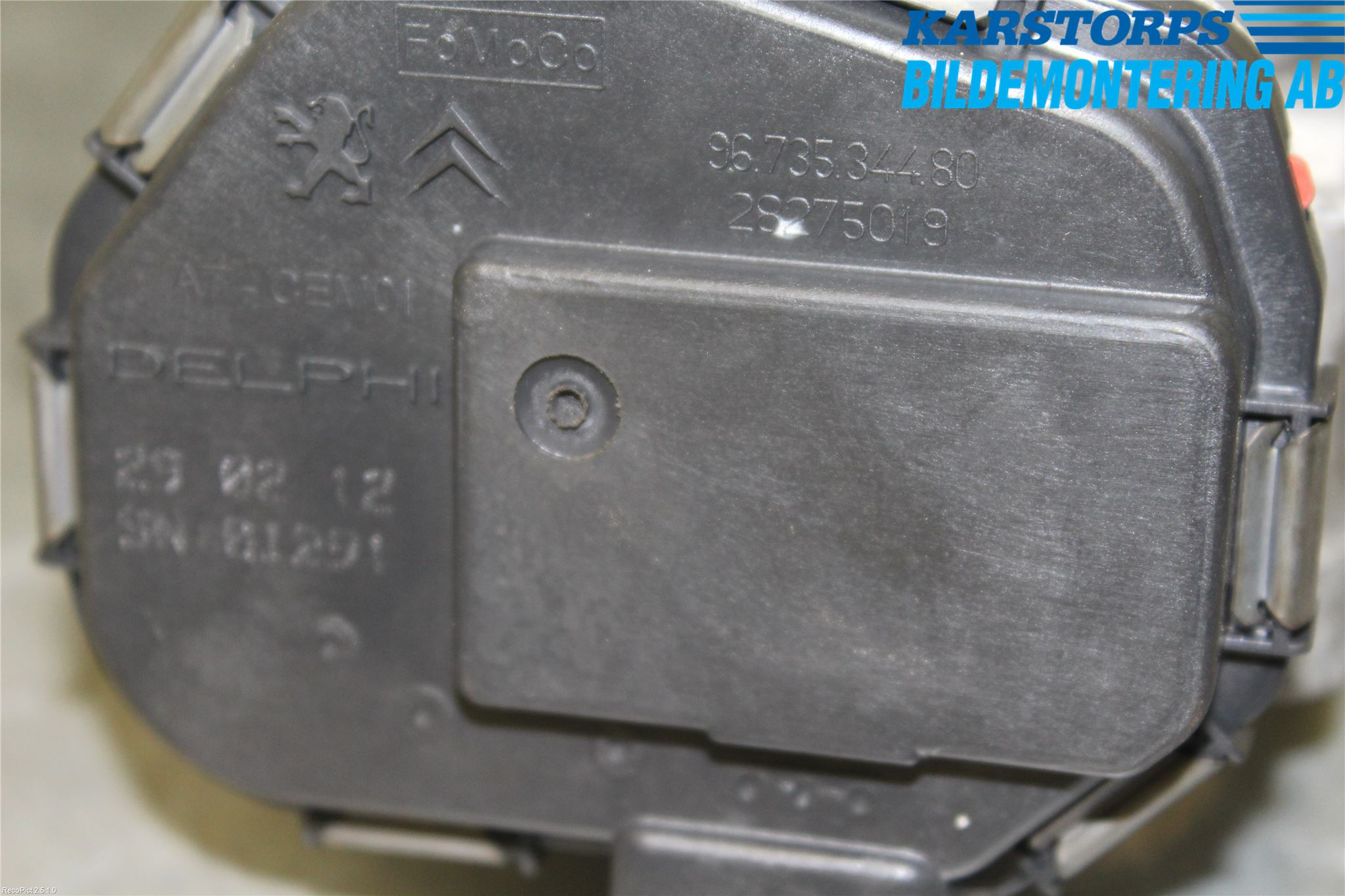 Volvo V50 08-12 Injspjällhus