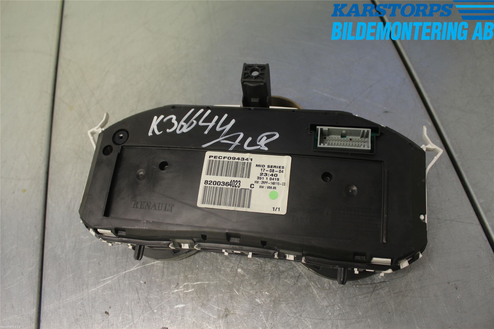 Renault MÉGANE II  03-05 Instrument Komb