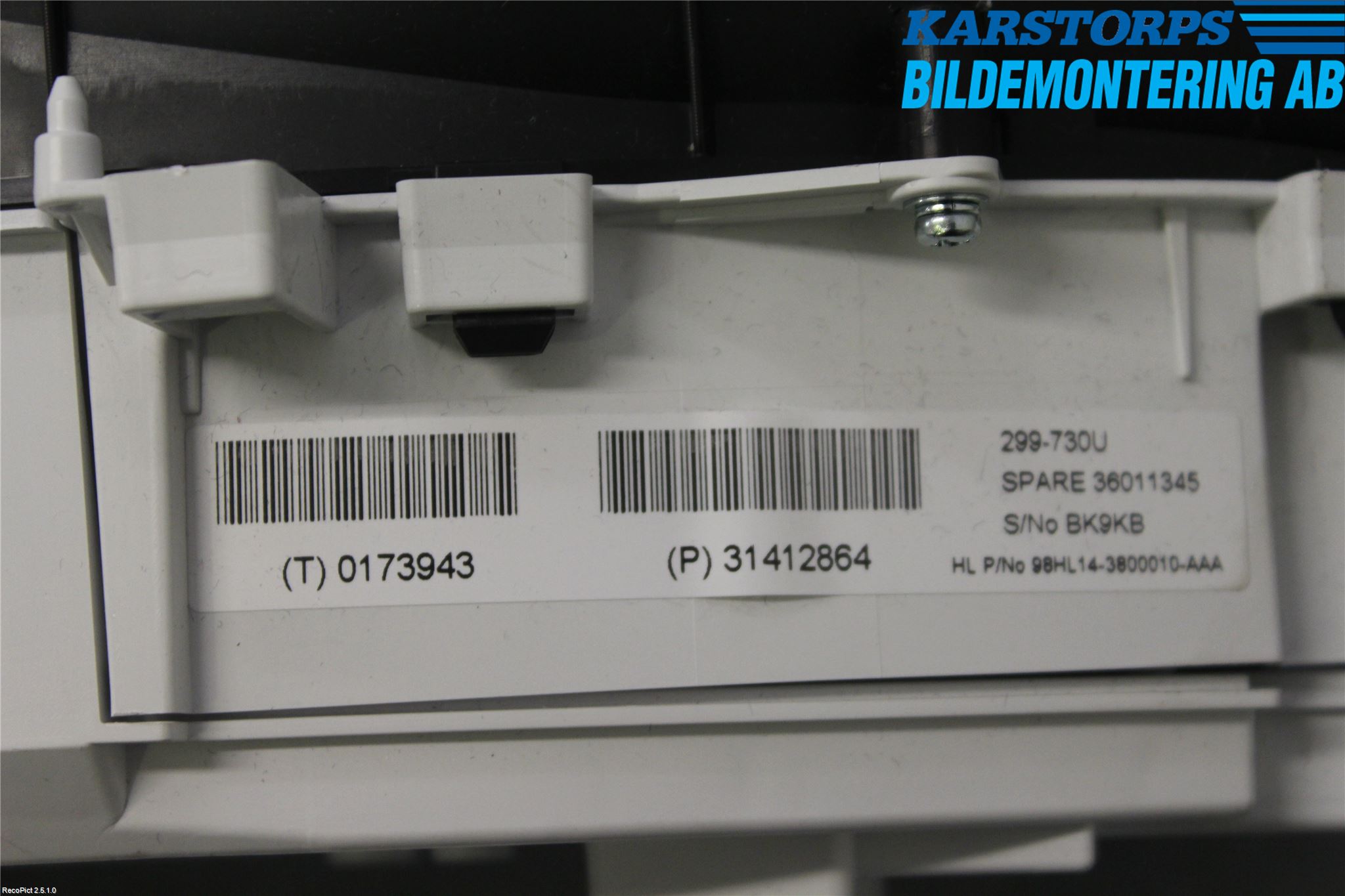 Volvo V60 14-18 Instrument Komb