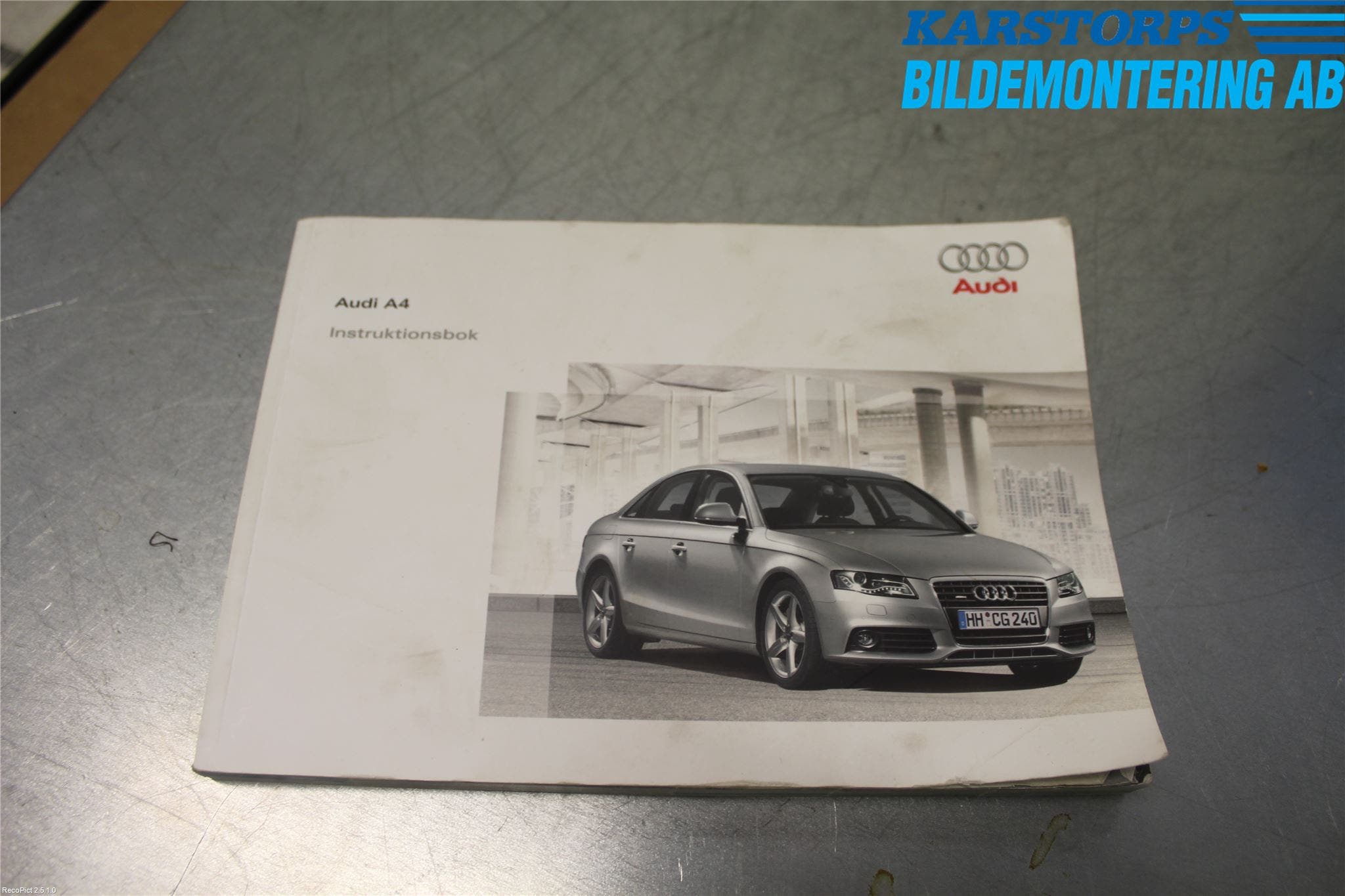 Audi A4/S4 08-11 Instruktionsbok