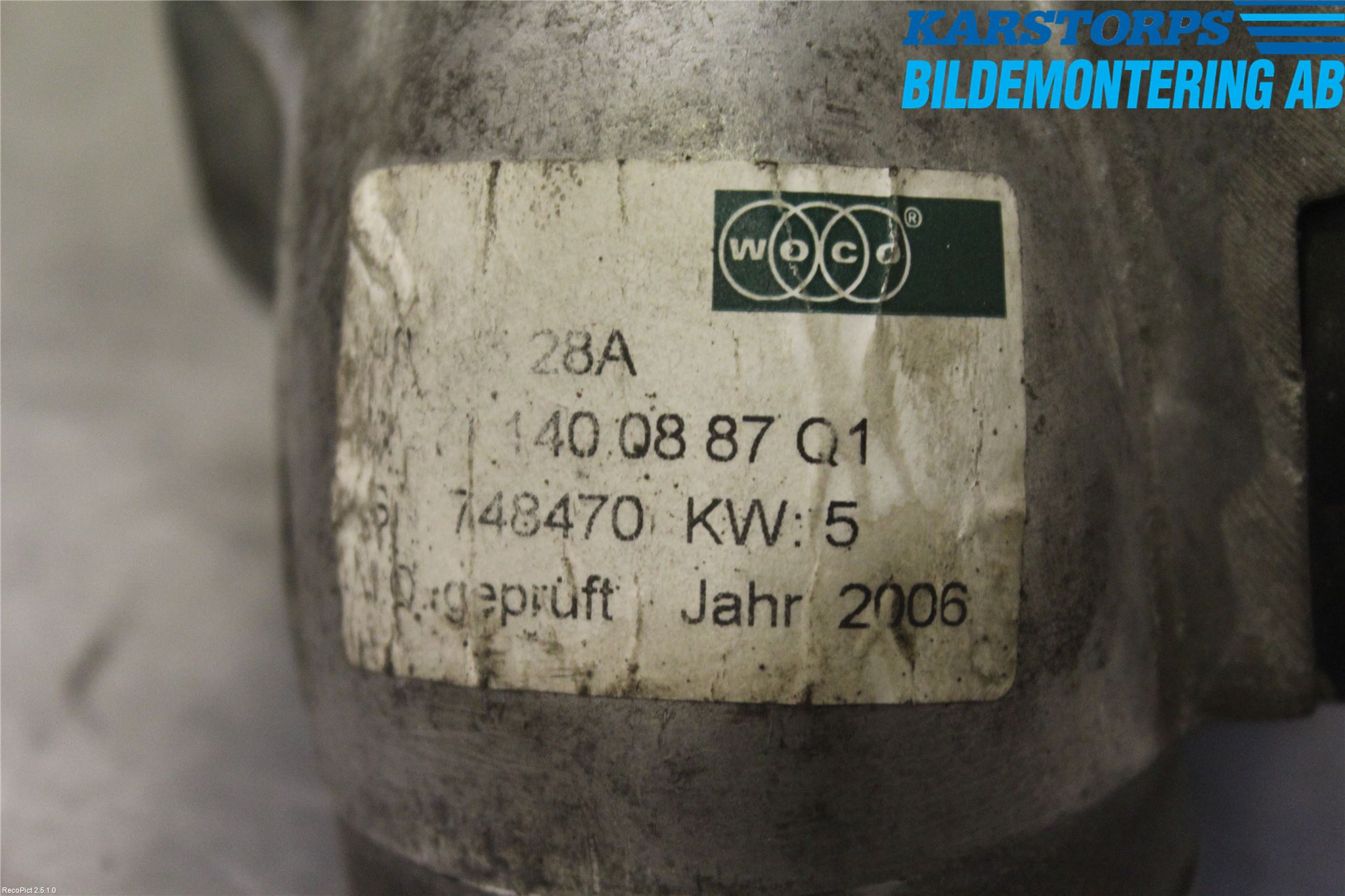 Mercedes-Benz MB E-KLASS (W211) 02-09 Kompressor Remdriven