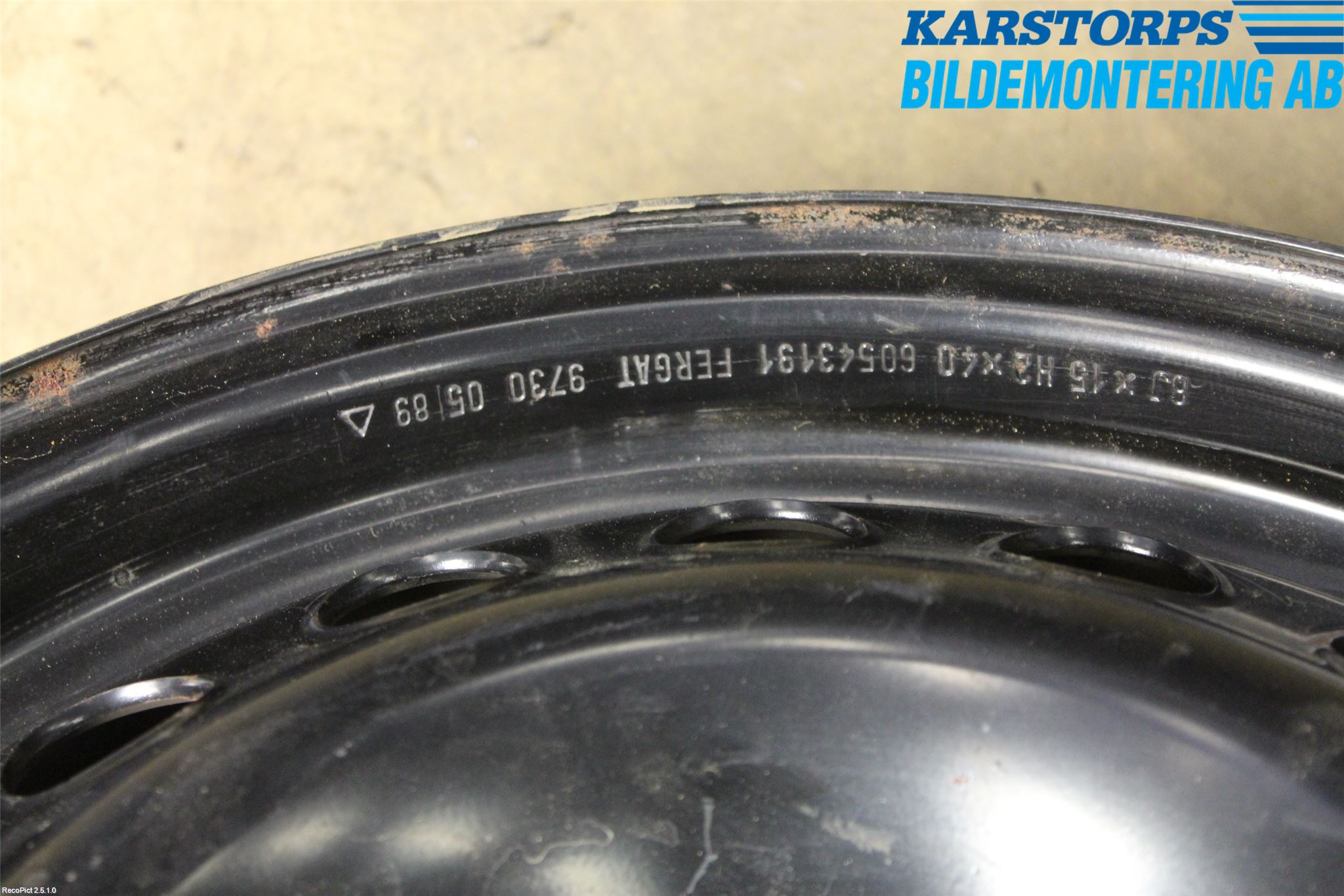 Alfa 164 Fälg Plåt