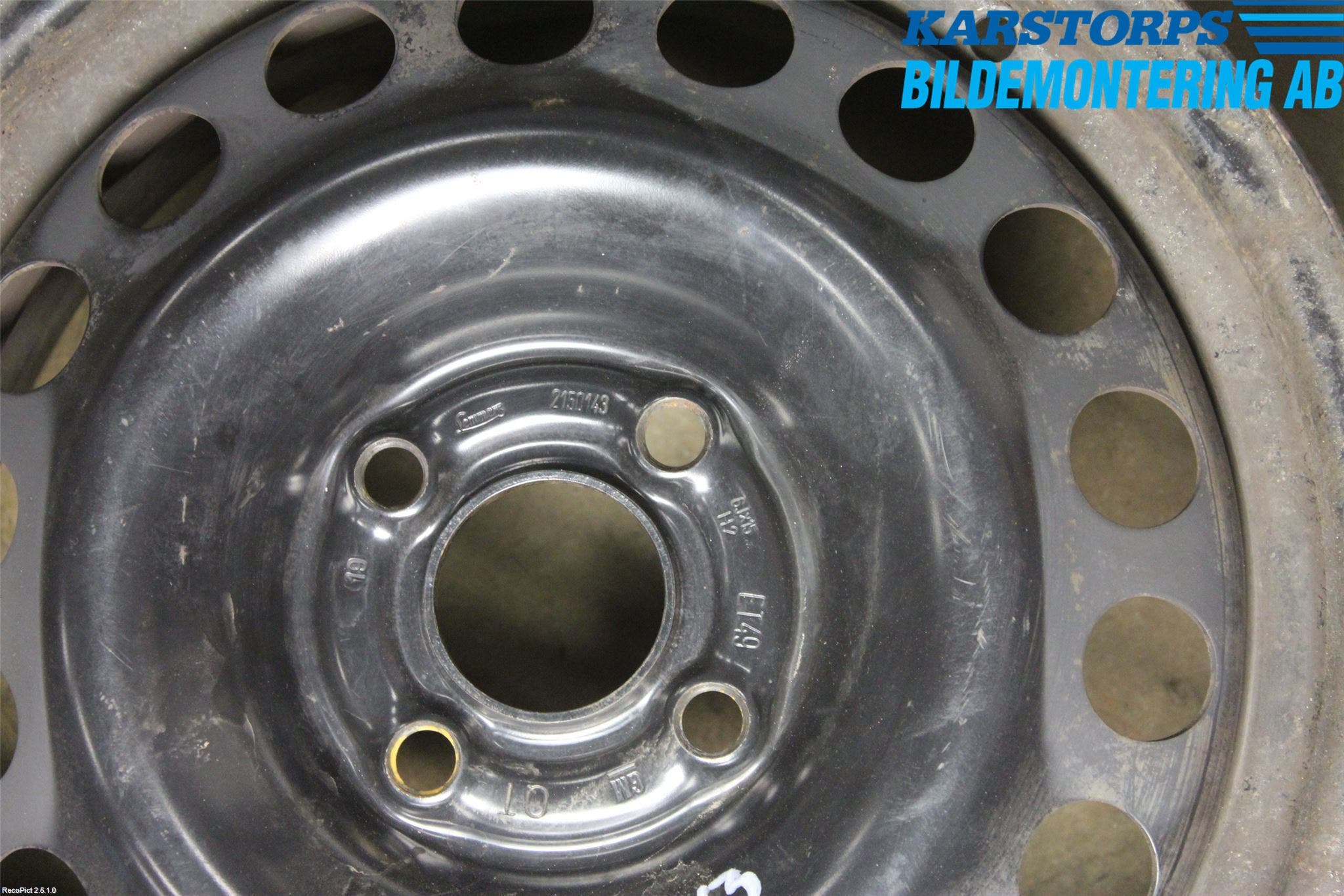 Opel VECTRA B 96-01 Fälg Plåt