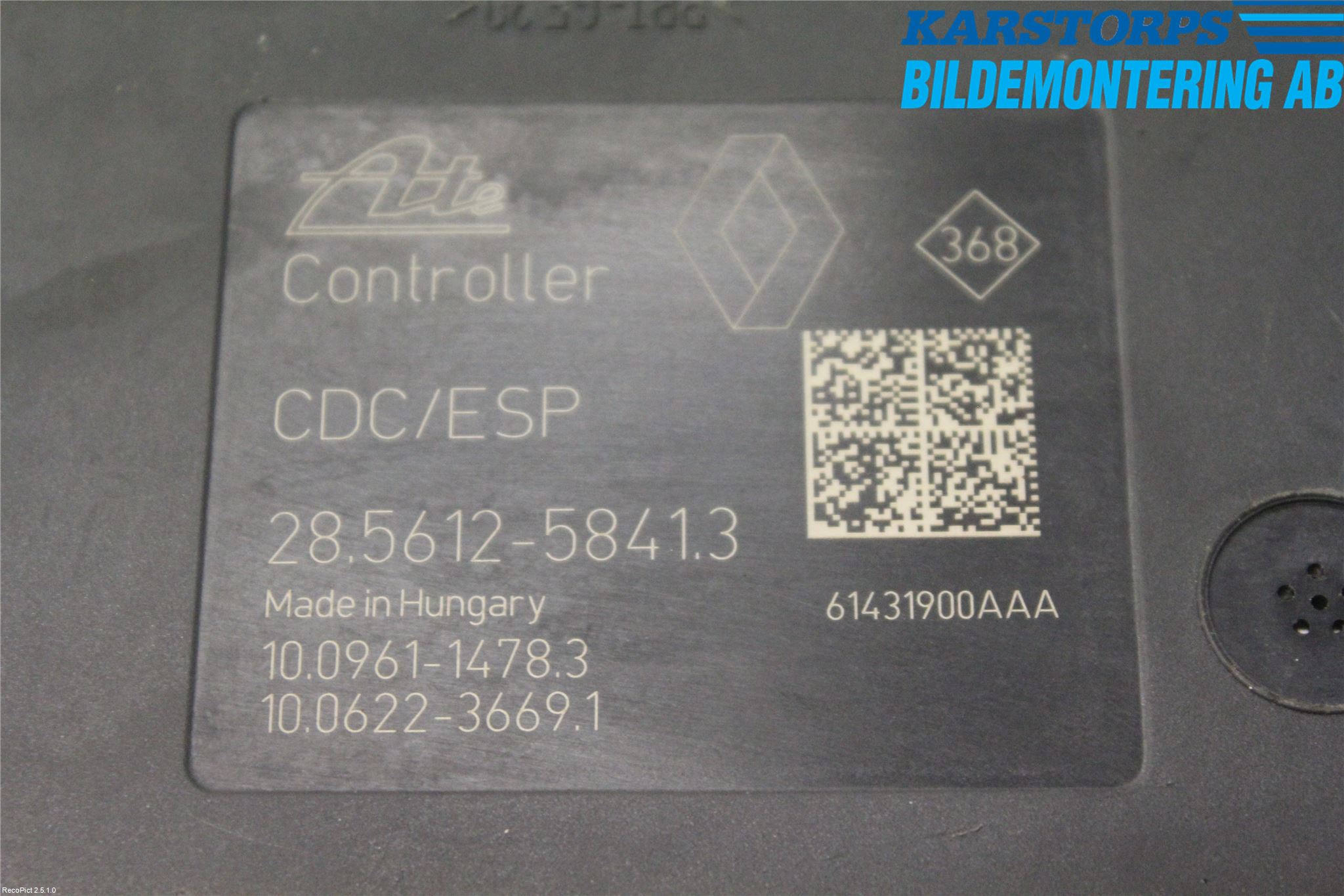 Renault MEGANE III 09-15 Abs Hydraulaggregat