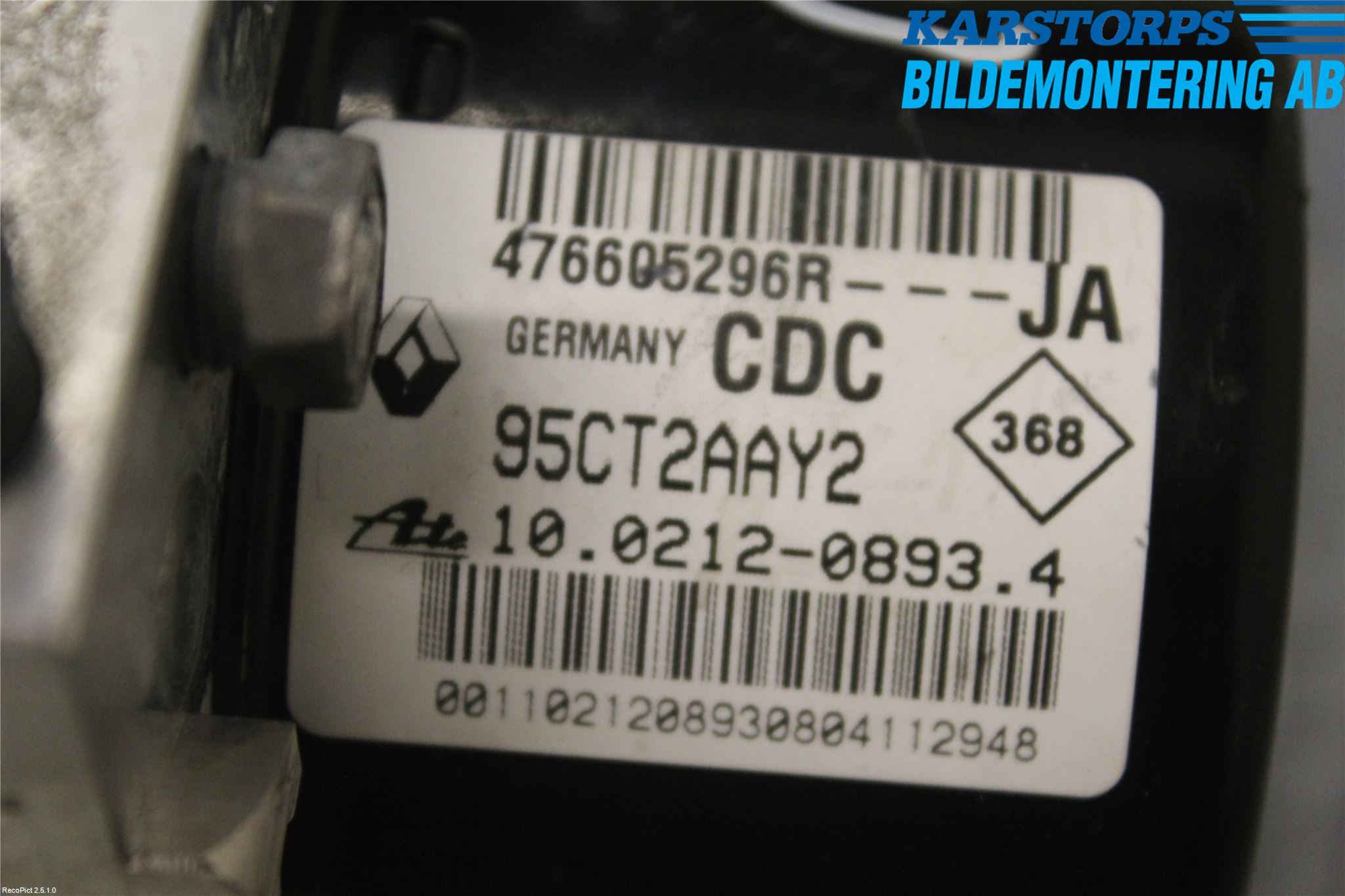 Renault MEGANE III 09-15 Abs Hydraulaggregat