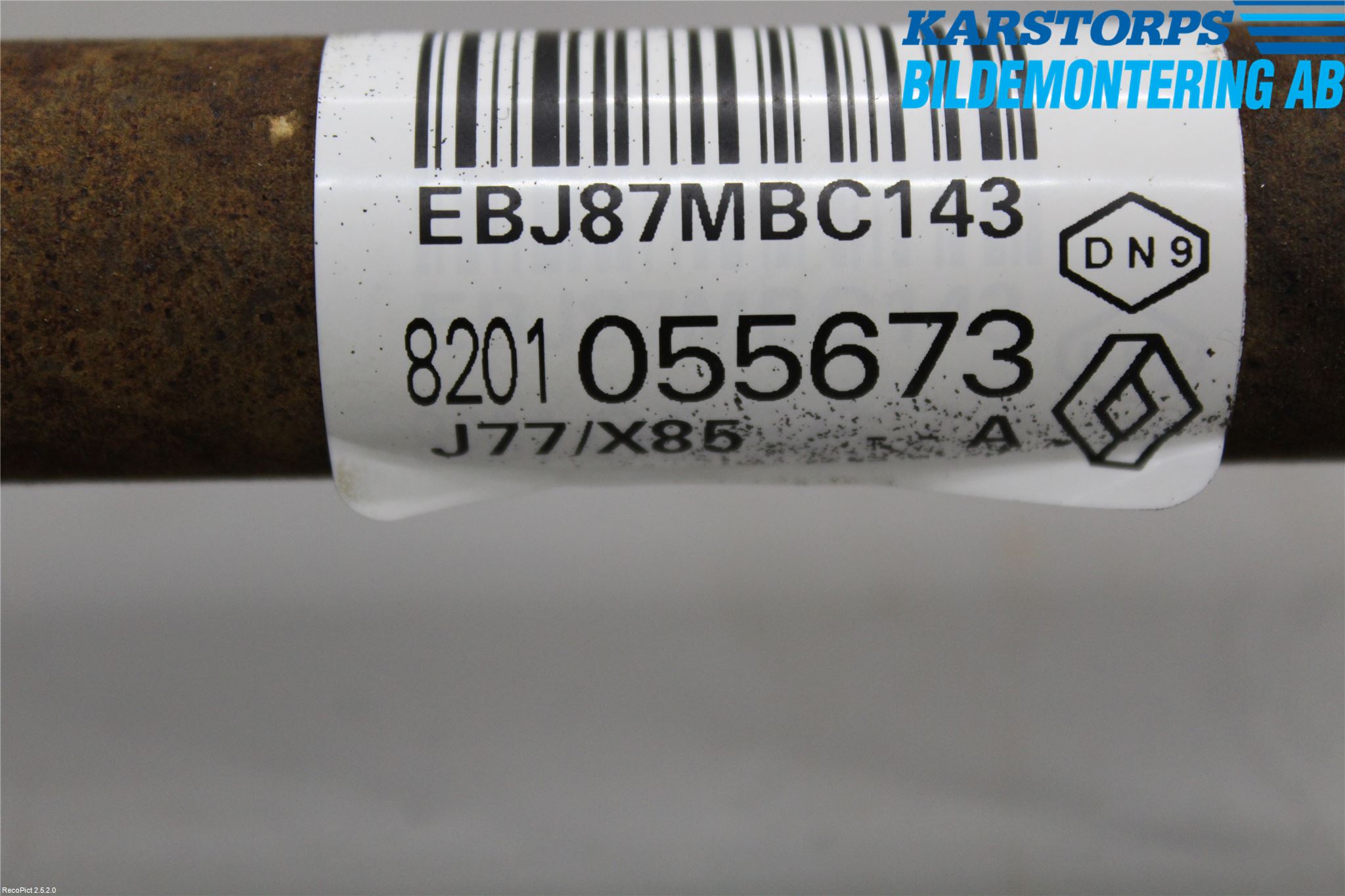 Renault CLIO III  09-12 Drivaxel Fram Höger