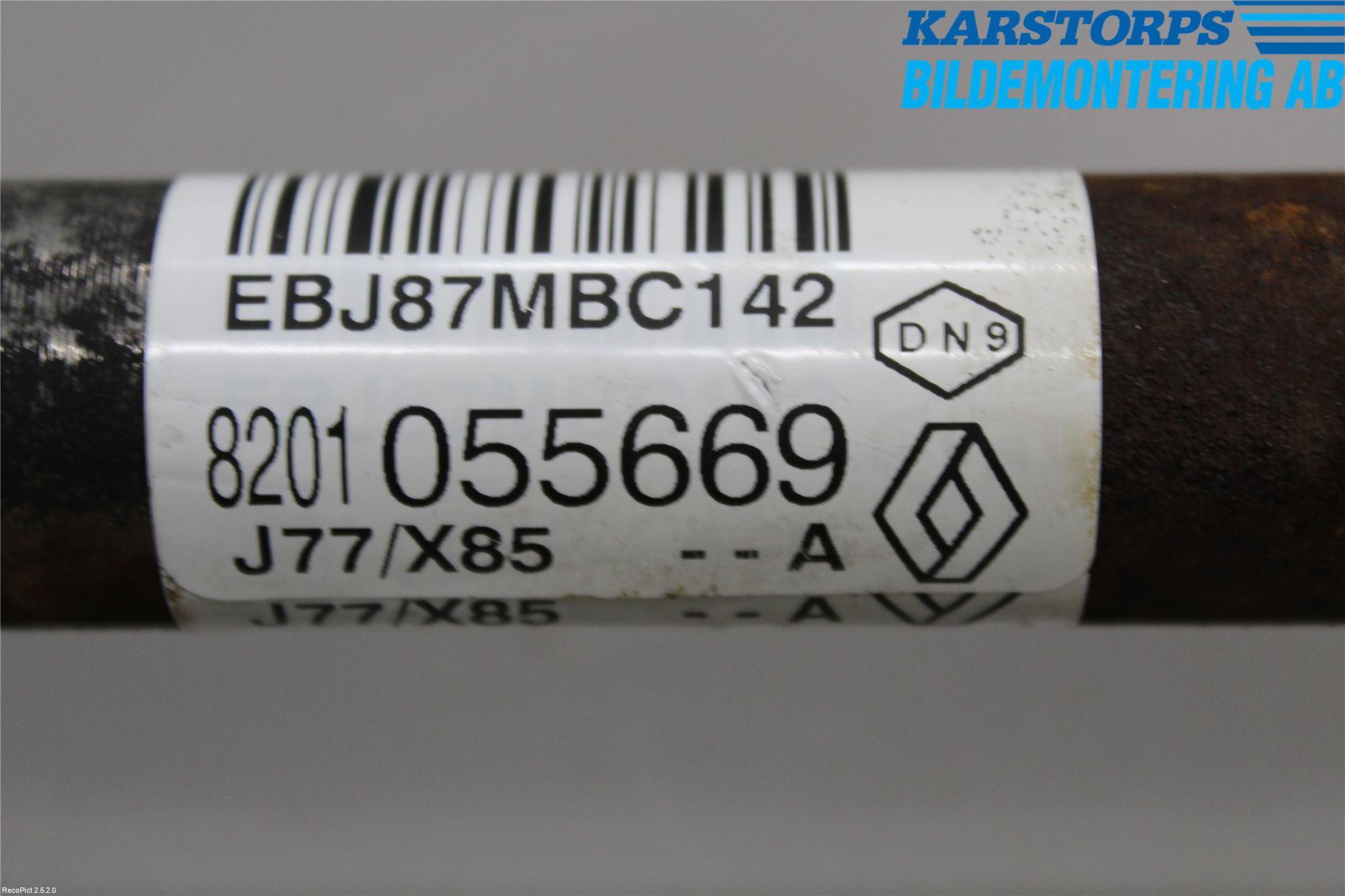 Renault CLIO III  09-12 Drivaxel Fram Vänster