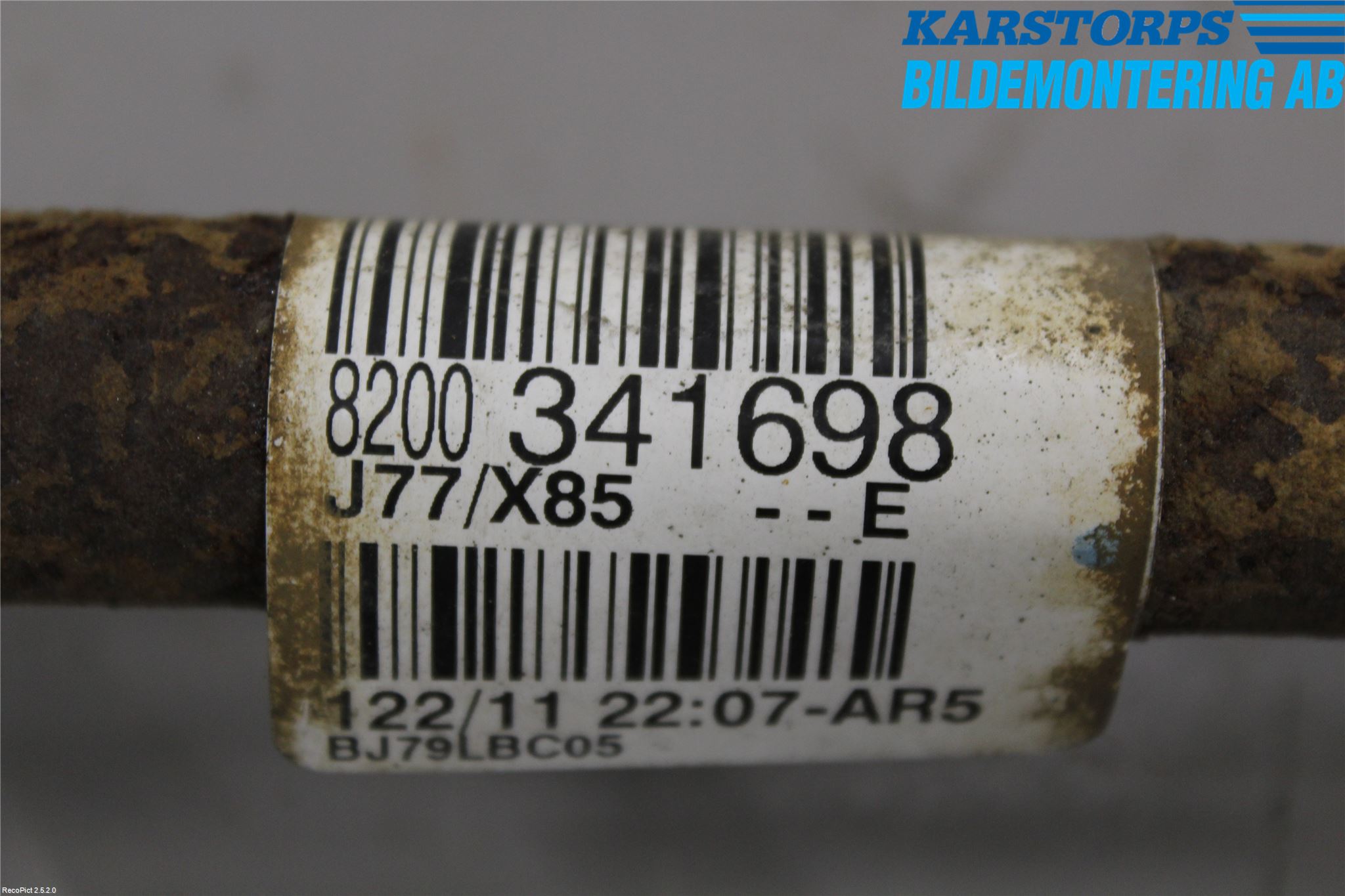 Renault CLIO III  09-12 Drivaxel Fram Vänster