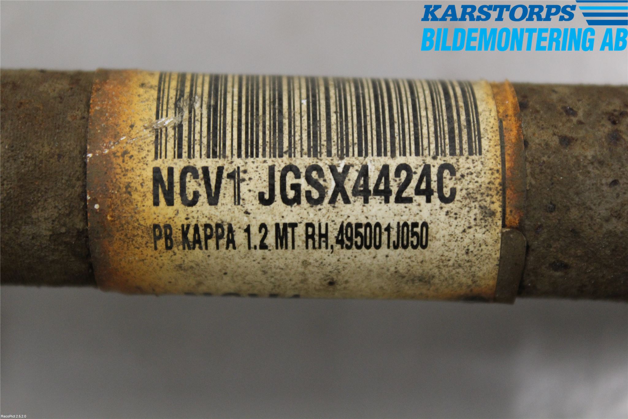 Hyundai i20 PB 09-14 Drivaxel Fram Höger