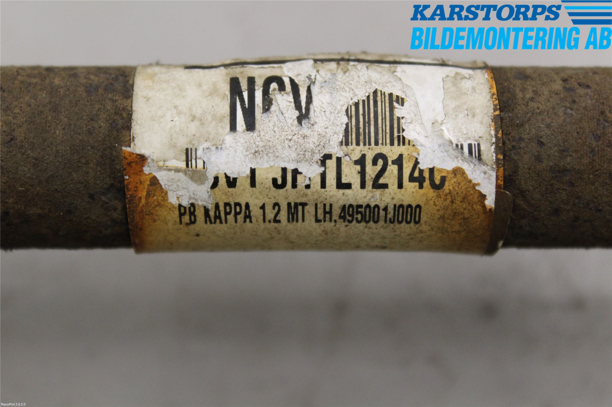 Hyundai i20 PB 09-14 Drivaxel Fram Vänster