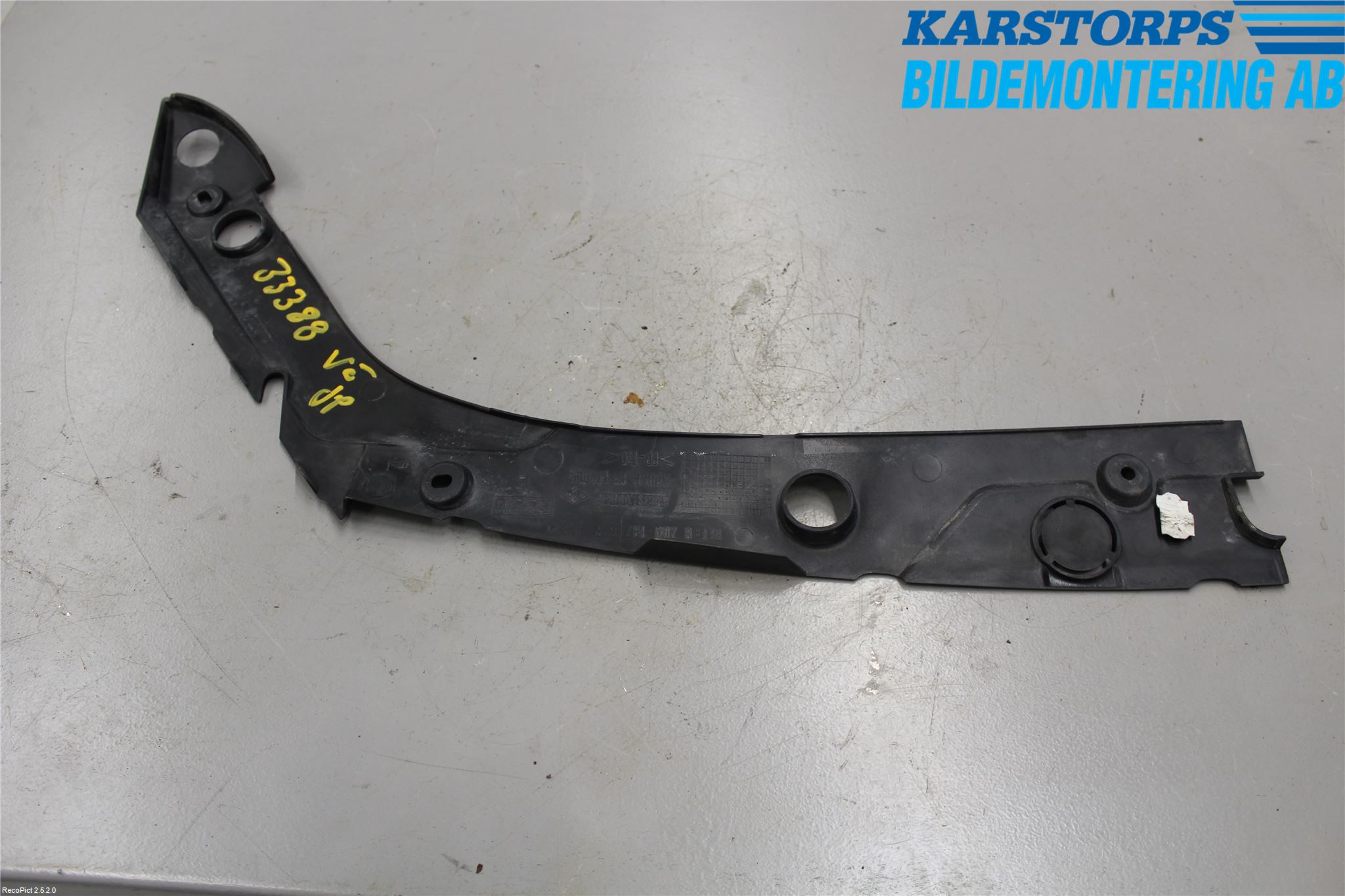 Renault SCÉNIC/GRAND 03-06 Front Huvlåsplåt-Balk