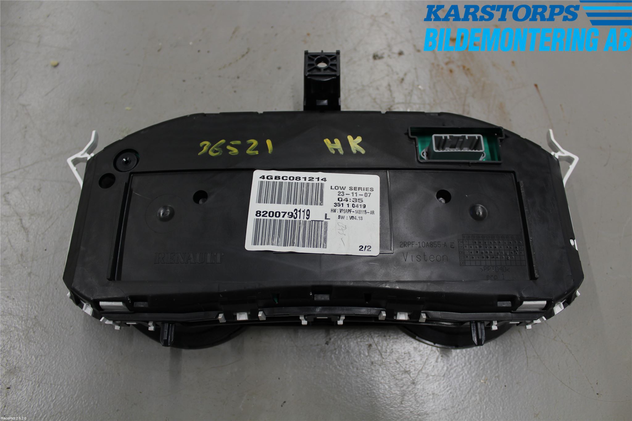 Renault MÉGANE II  06-08 Instrument Komb