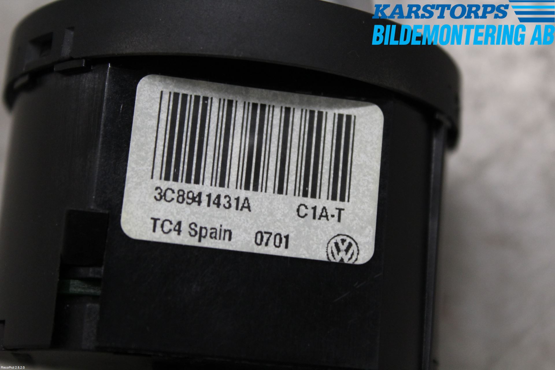 Volkswagen VW PASSAT 11-14 Strömställare Ljus