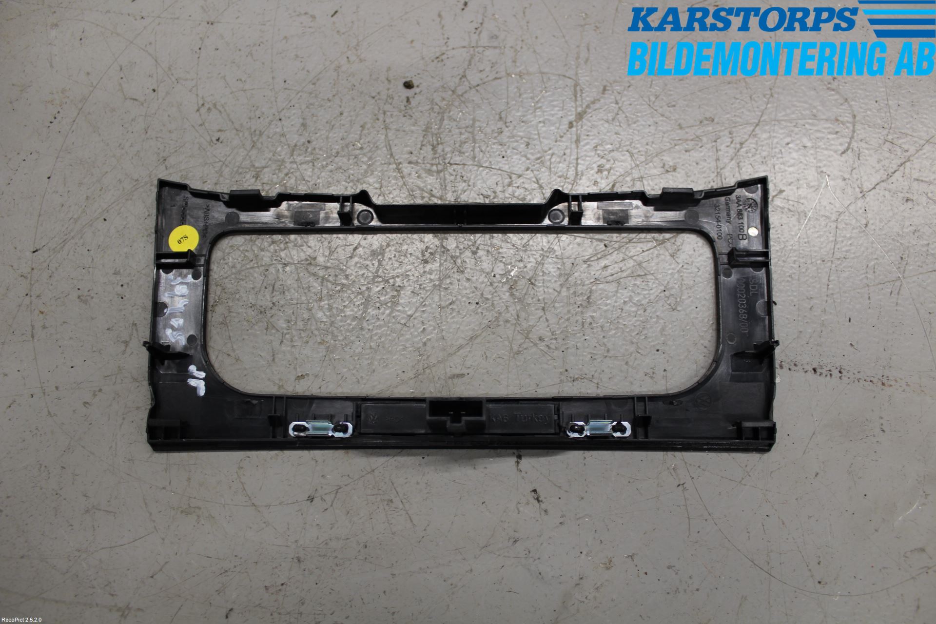 Volkswagen VW PASSAT 11-14 Instrumentsarg