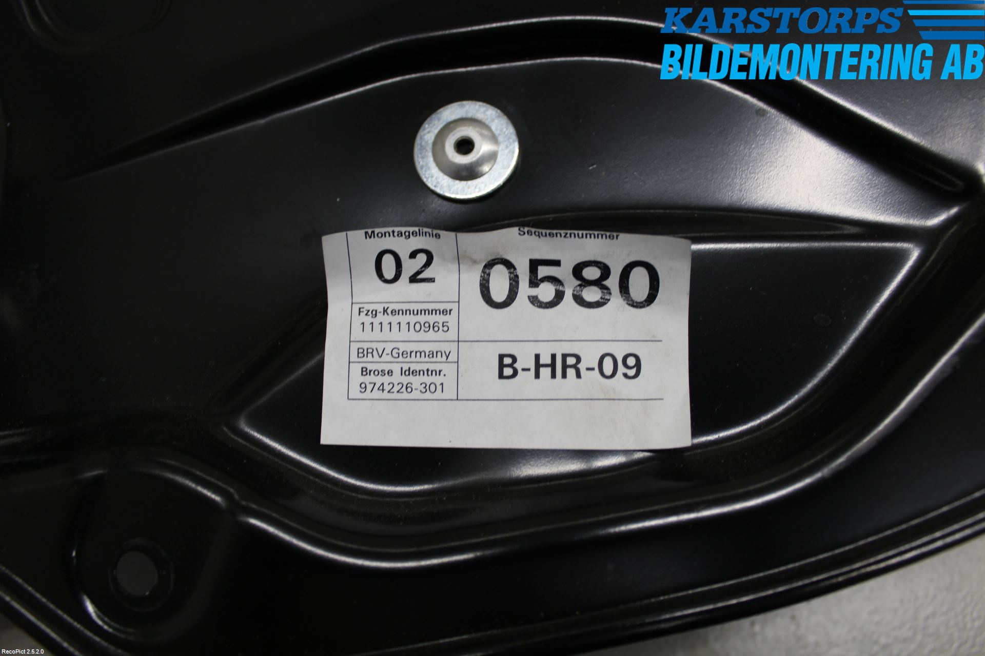 Volkswagen VW PASSAT 11-14 Fönsterhiss El Kompl