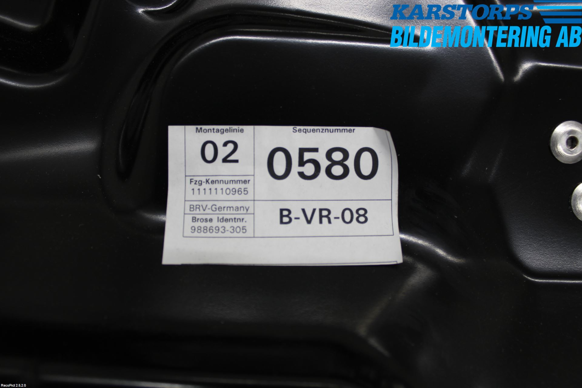 Volkswagen VW PASSAT 11-14 Fönsterhiss El Kompl