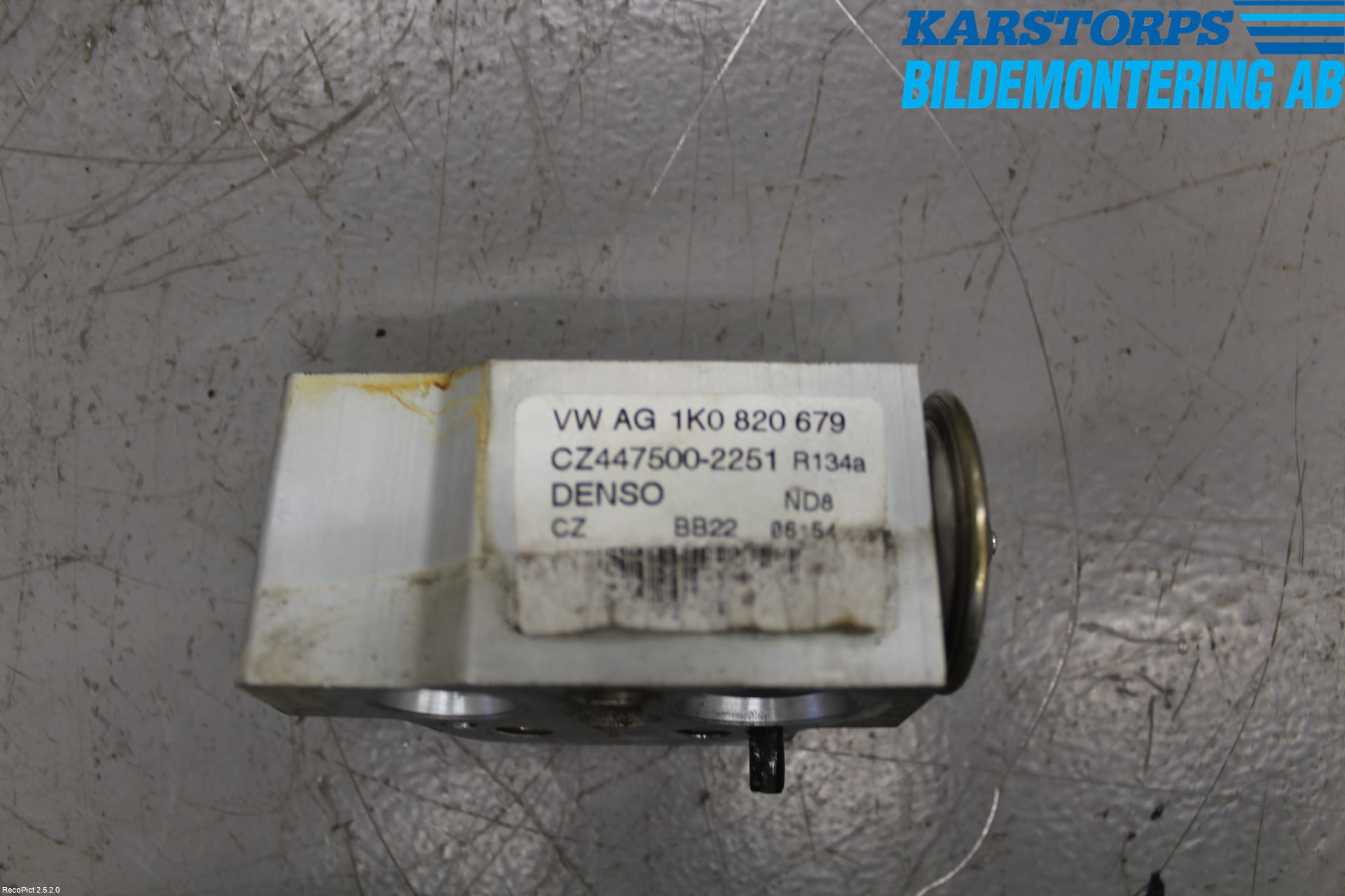 Volkswagen VW PASSAT 11-14 Ac Expansionsventil