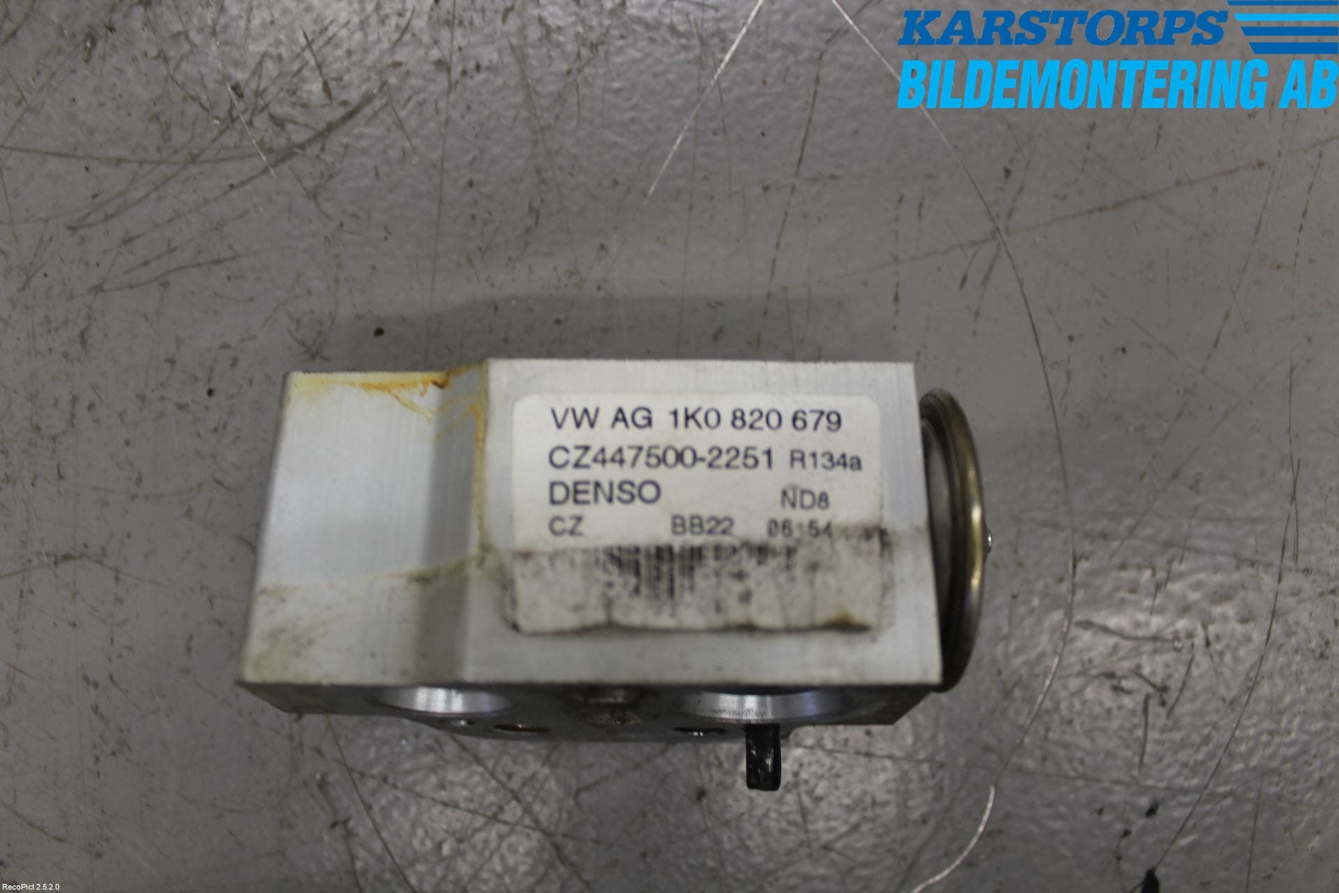 Volkswagen VW PASSAT 11-14 Ac Expansionsventil