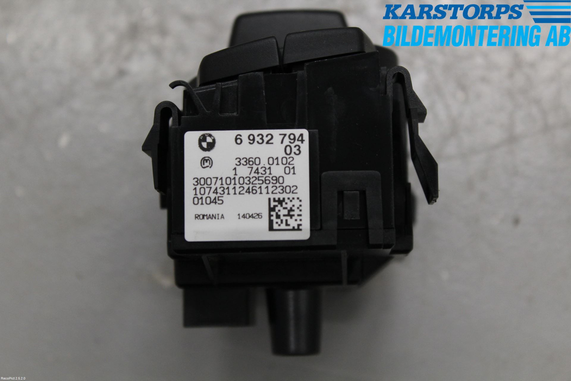 BMW 1 E87/81 5D/3D 03-11 Strömställare Ljus