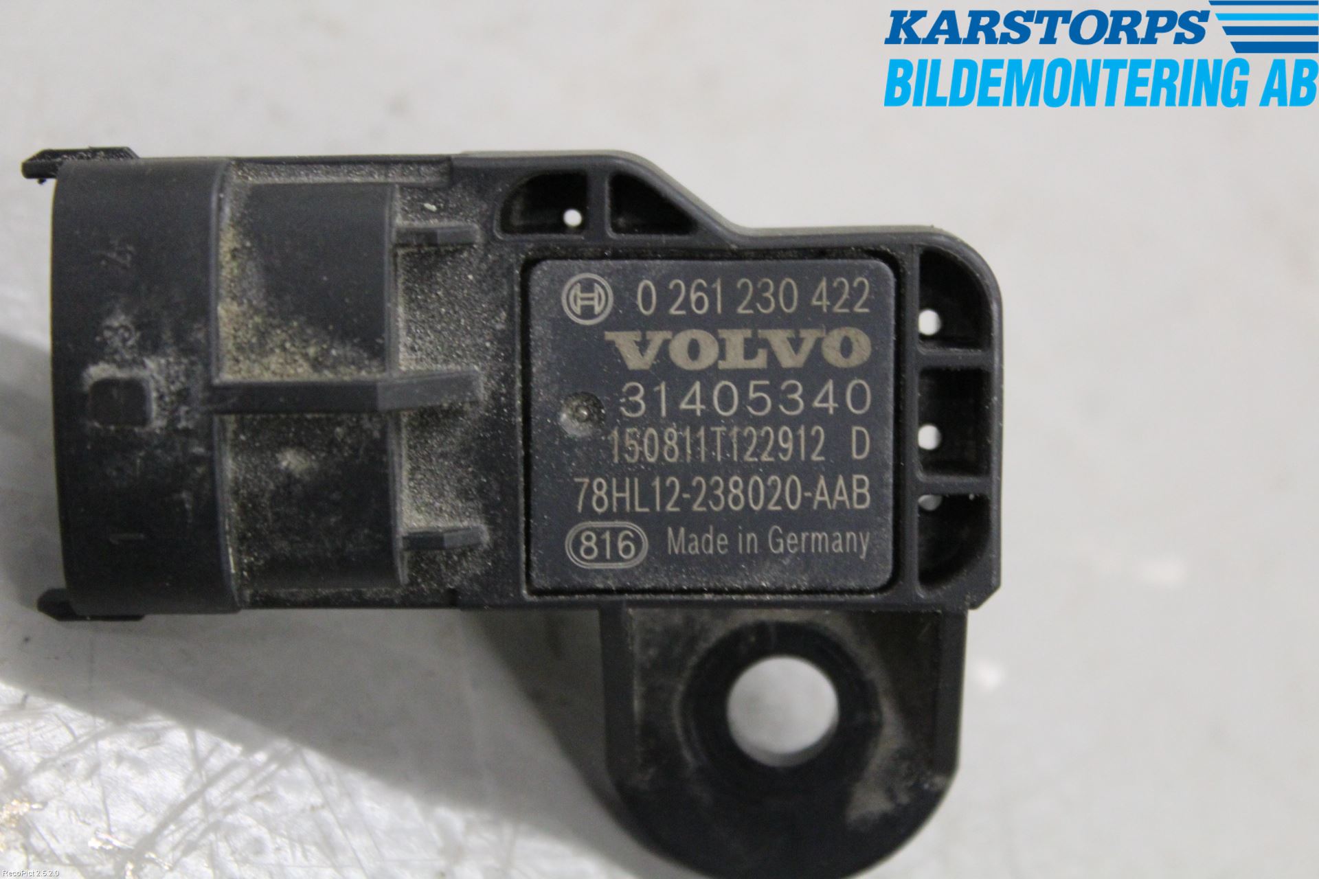 Volvo V40 12-19 Givare Laddluftstryck