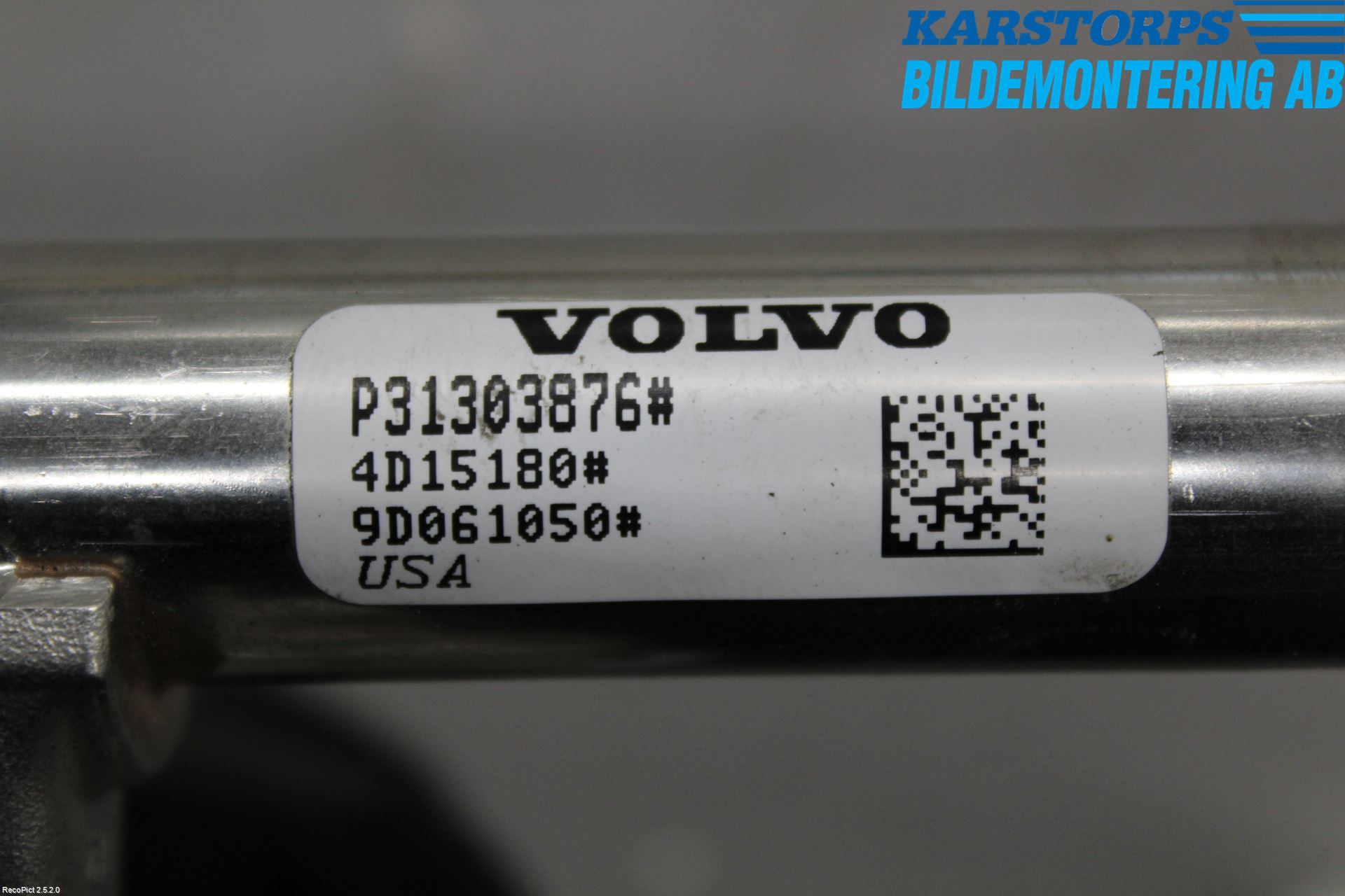 Volvo V40 12-19 Injspridarrör