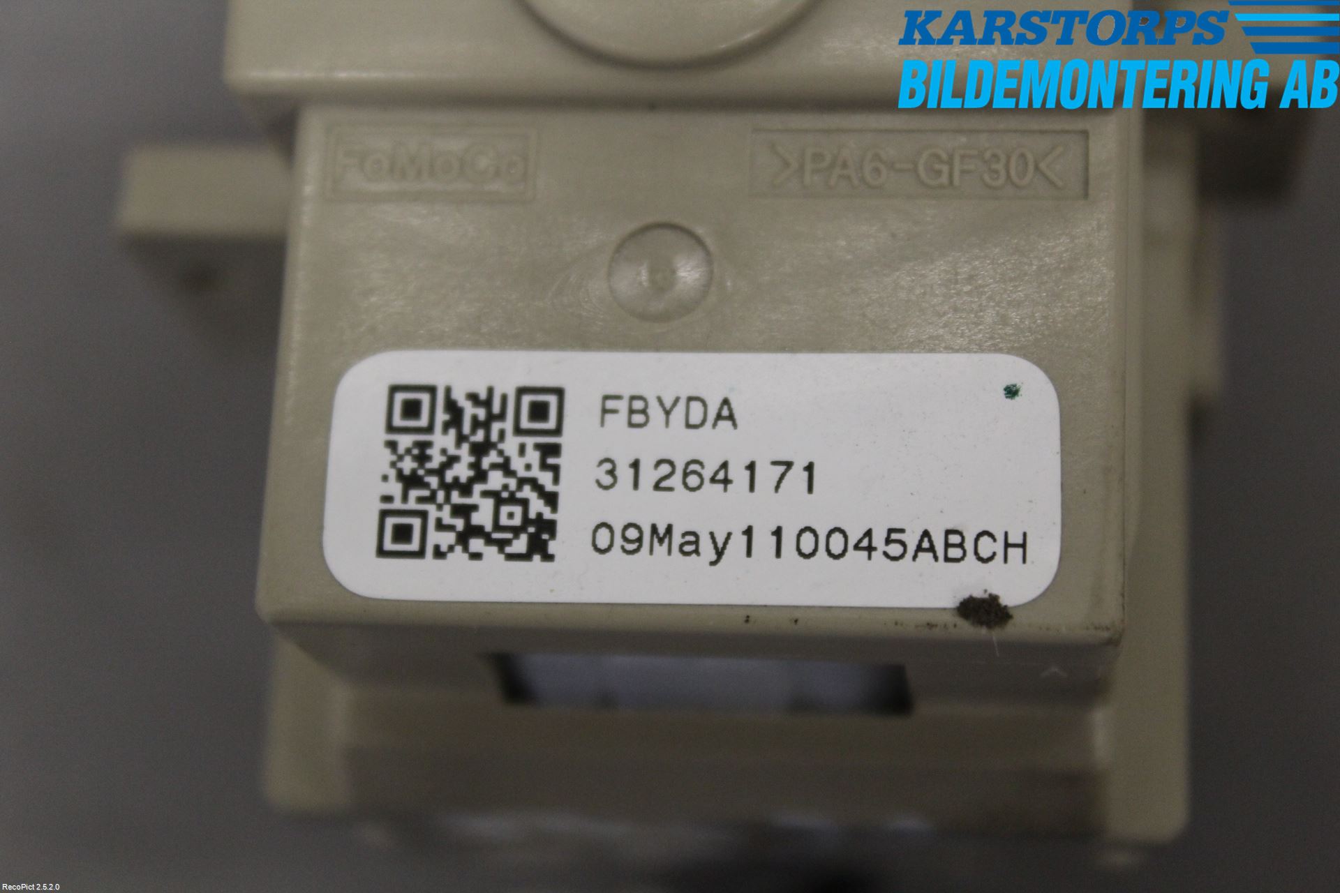 Volvo V70 08-13 Spak Torkar-Spolomk