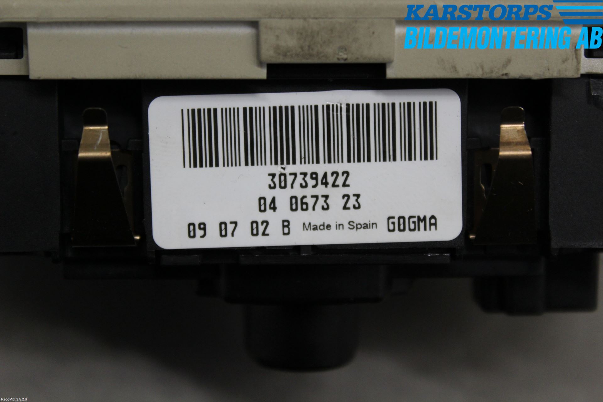 Volvo V70 08-13 Strömställare Ljus