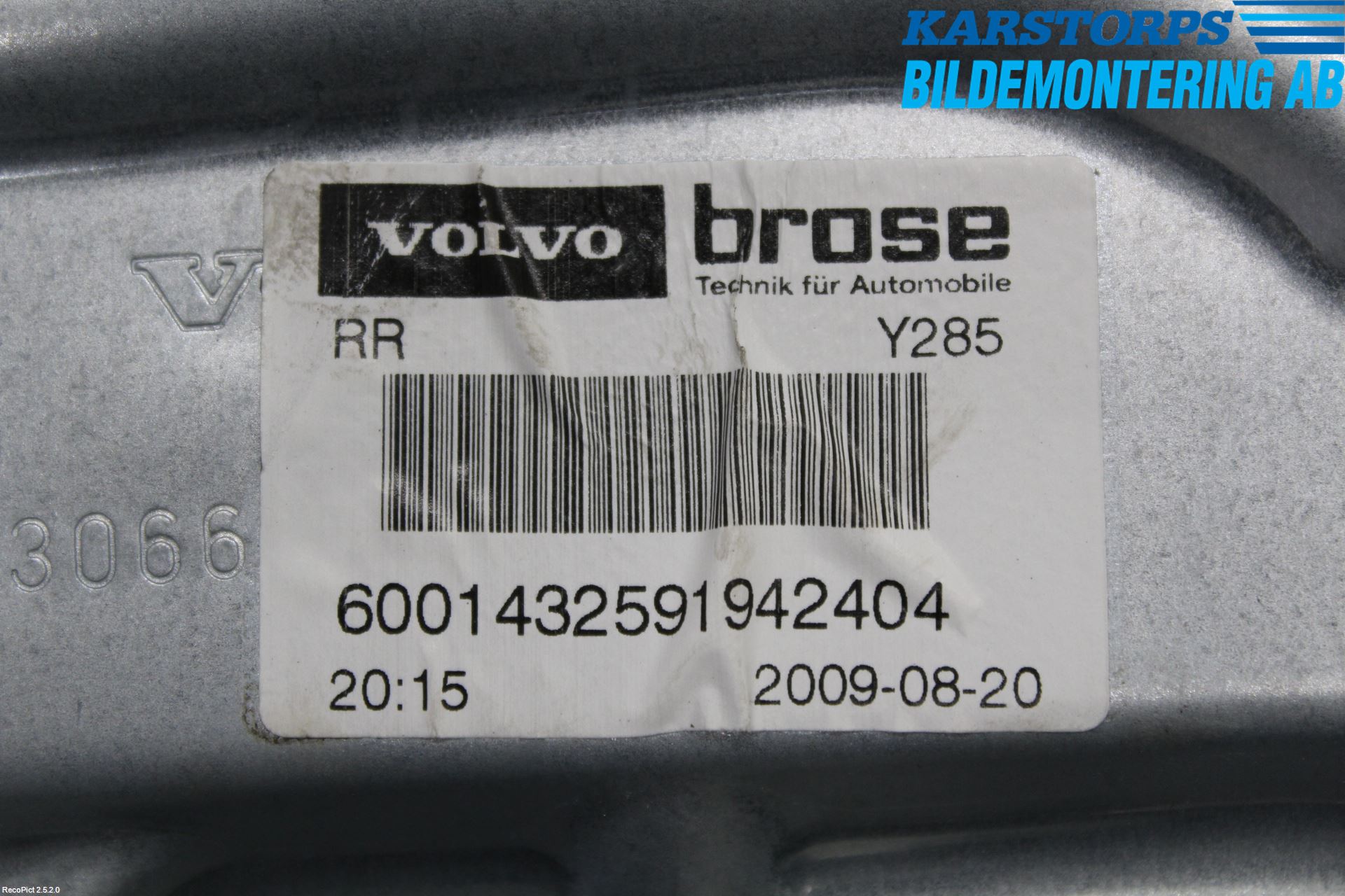 Volvo V70 08-13 Fönsterhiss El Kompl