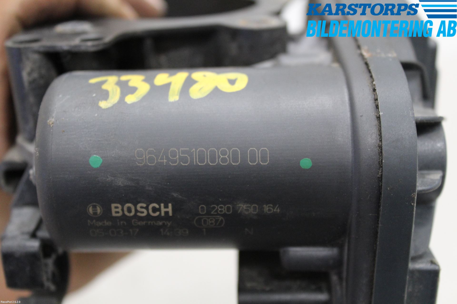 Peugeot 206 98-09 Injspjällhus