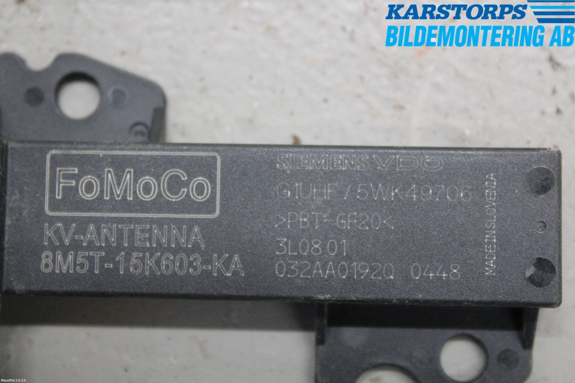 Volvo V60 14-18 Antenn