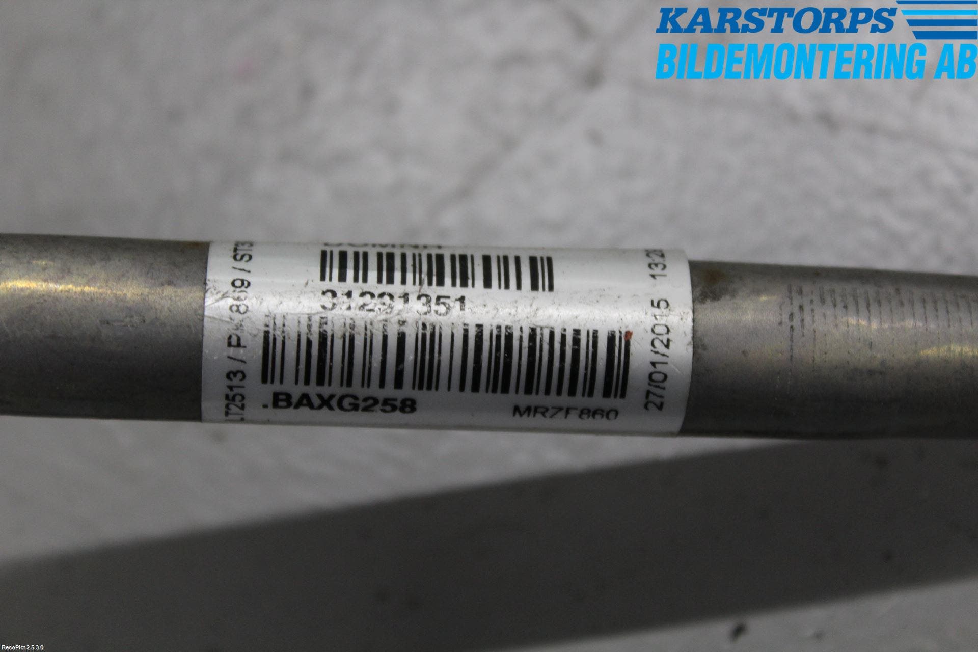 Volvo XC70 14-16 Ac Slang-Rör