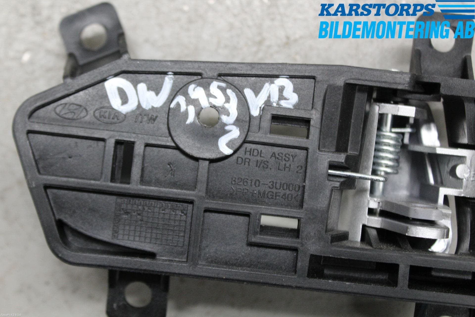 Kia SPORTAGE (SL) 11-15 Dörrhandtag Inre Vä