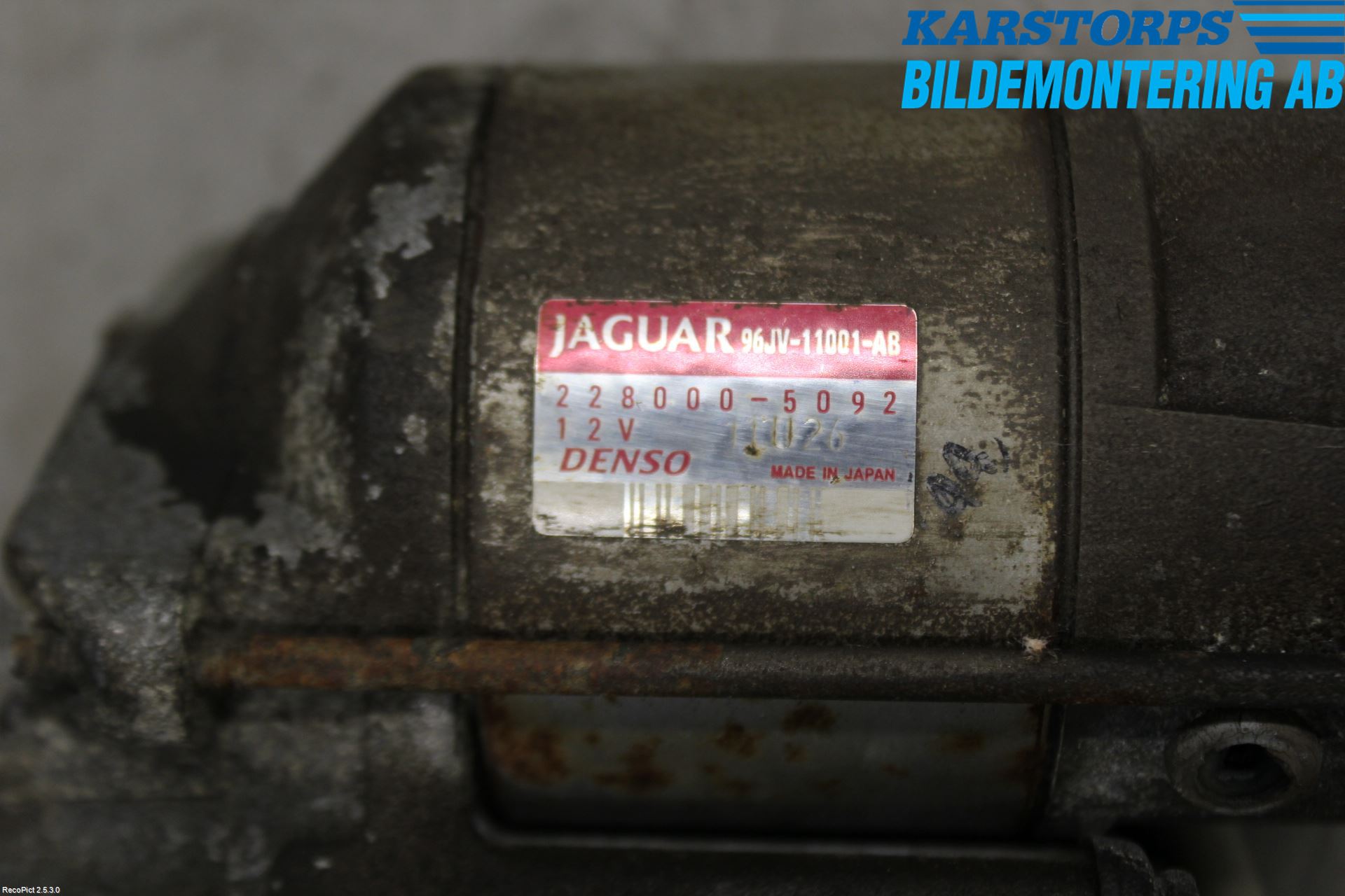 Jaguar XJ X308        98-02 Startmotor