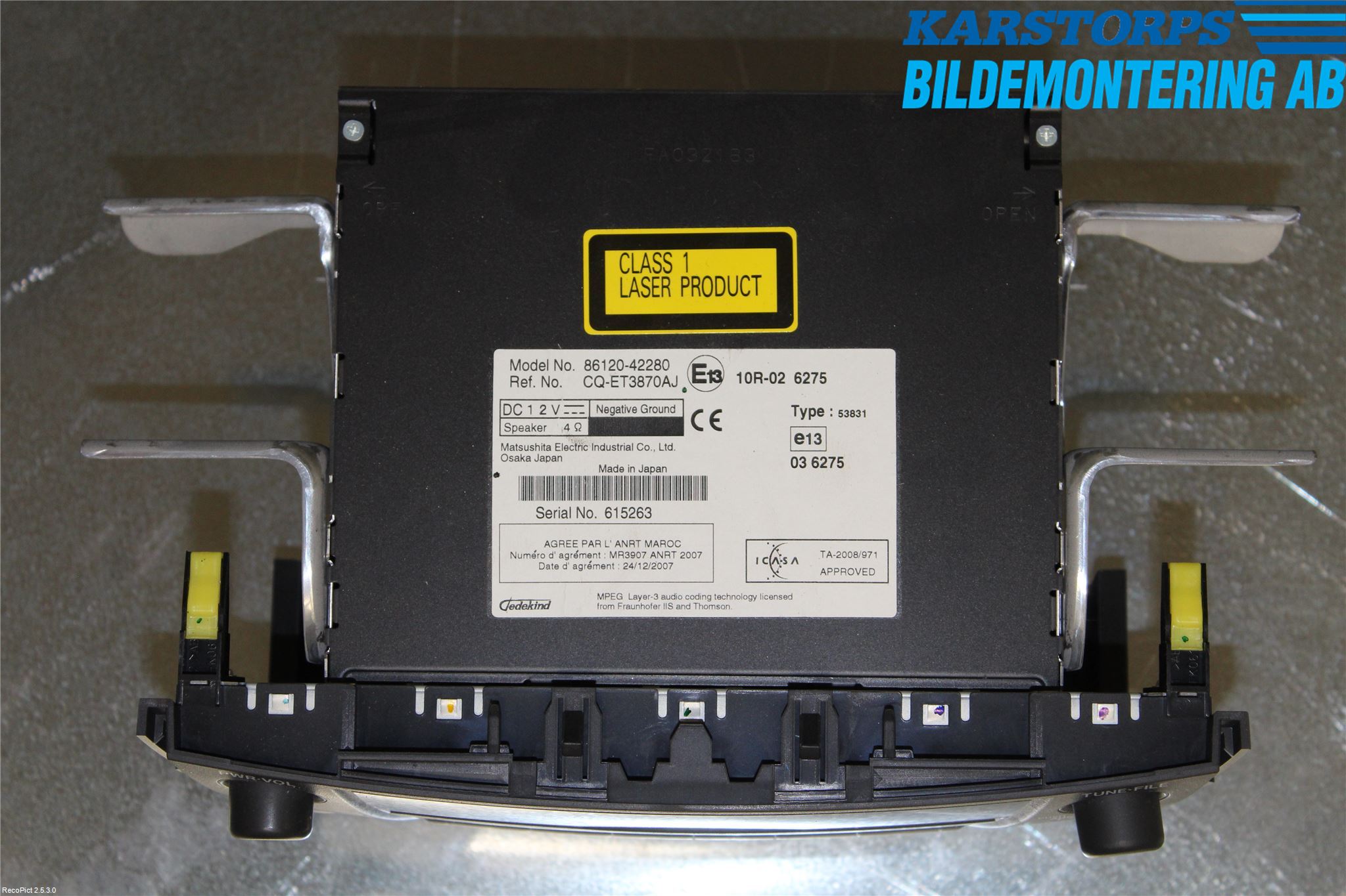 Toyota RAV 4 06-12 Cd Radio - Multimediapanel