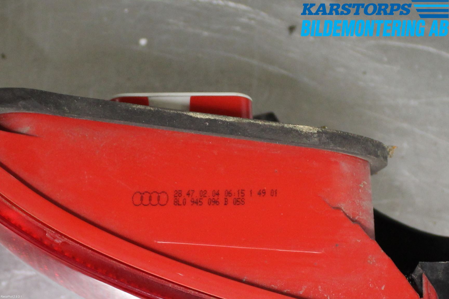 Audi A3/S3     96-03 Bakljus Höger