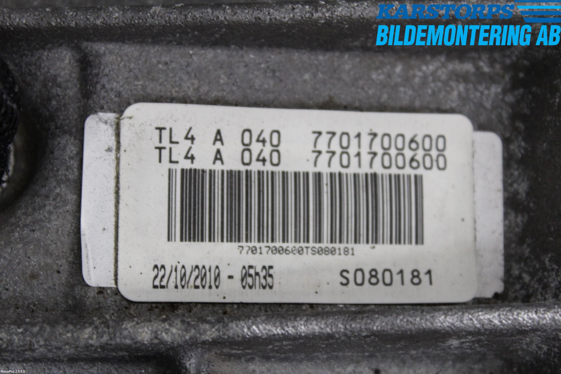 Renault MEGANE III 09-15 Växellåda Man 6 Vxl