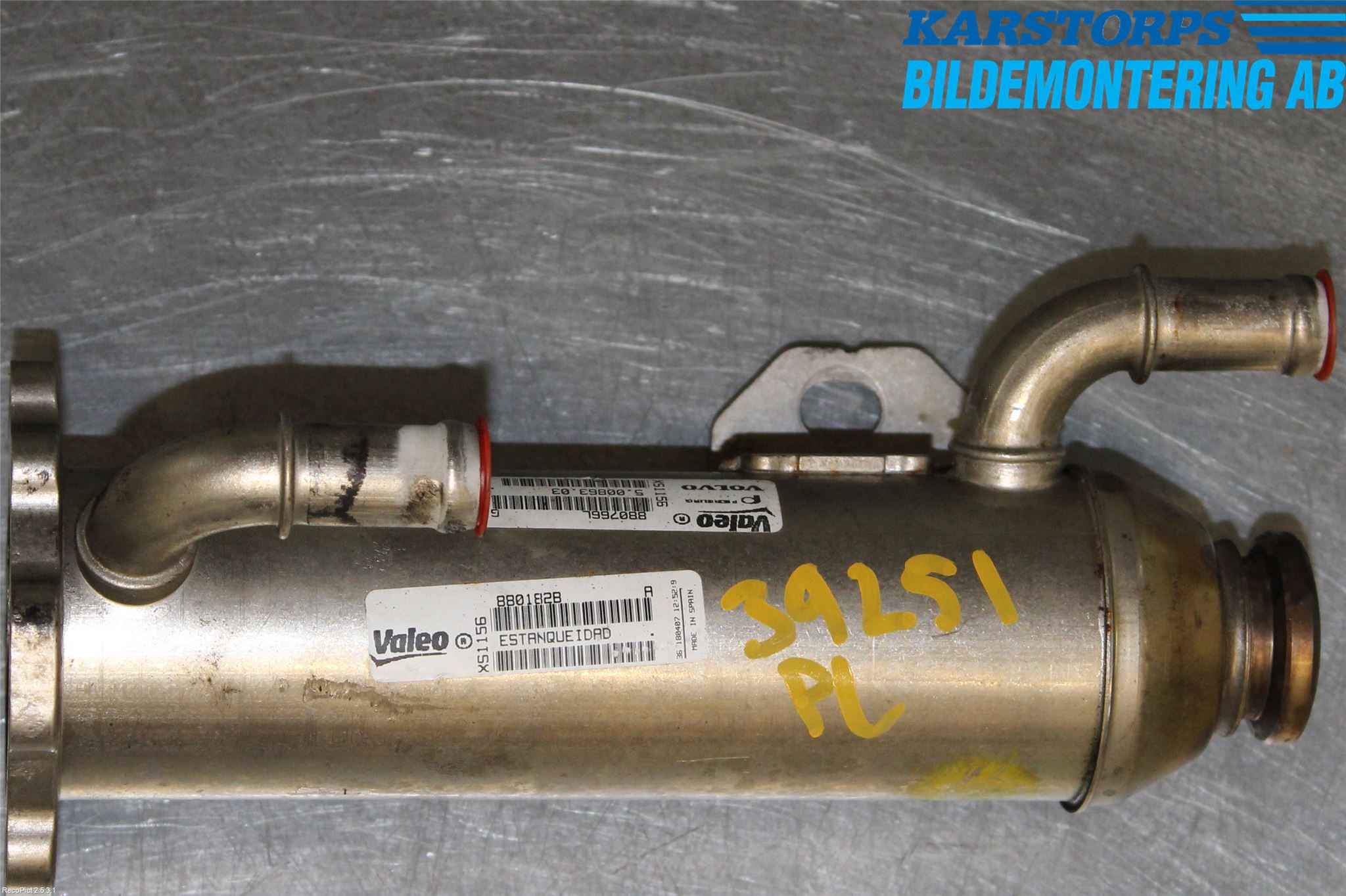 Volvo V70 05-08 Avgaskylare