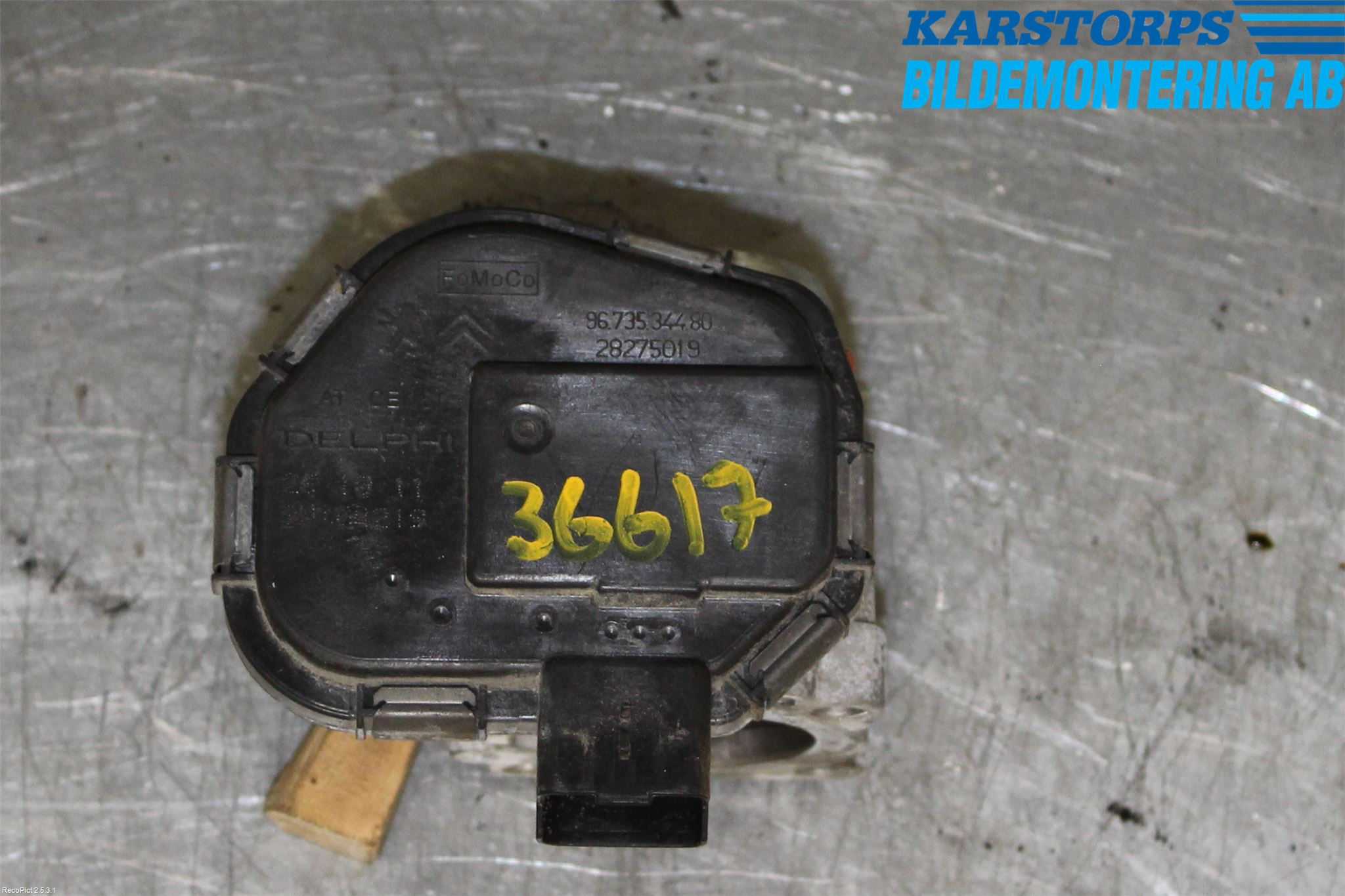 Volvo V60 11-13 Injspjällhus