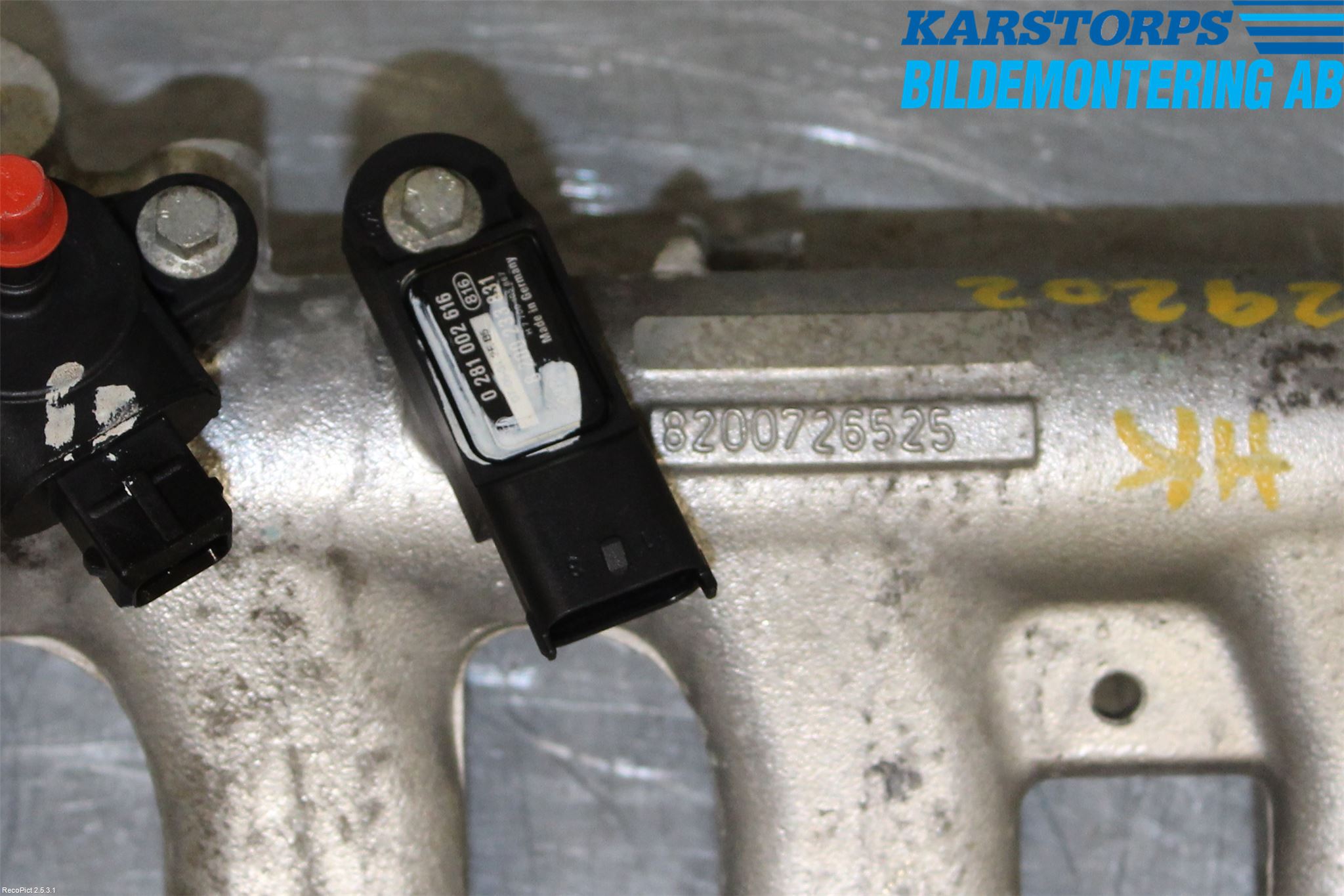 Renault CLIO III  06-09 Grenrör Insug