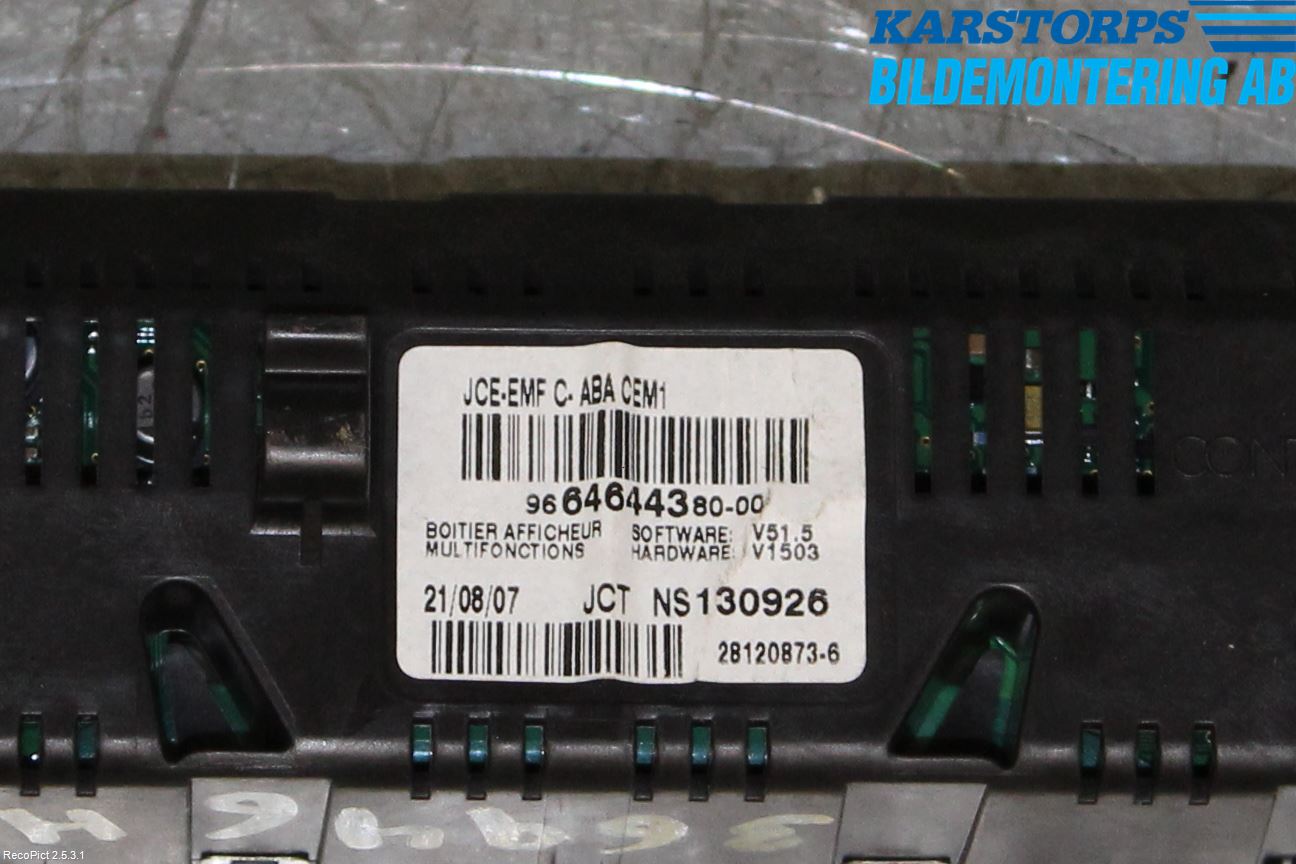 Citroen C4 I   05-10 Kontrolldisplay