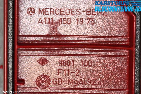 Mercedes-Benz MB CLK (W208) 98-02 Motorkåpa
