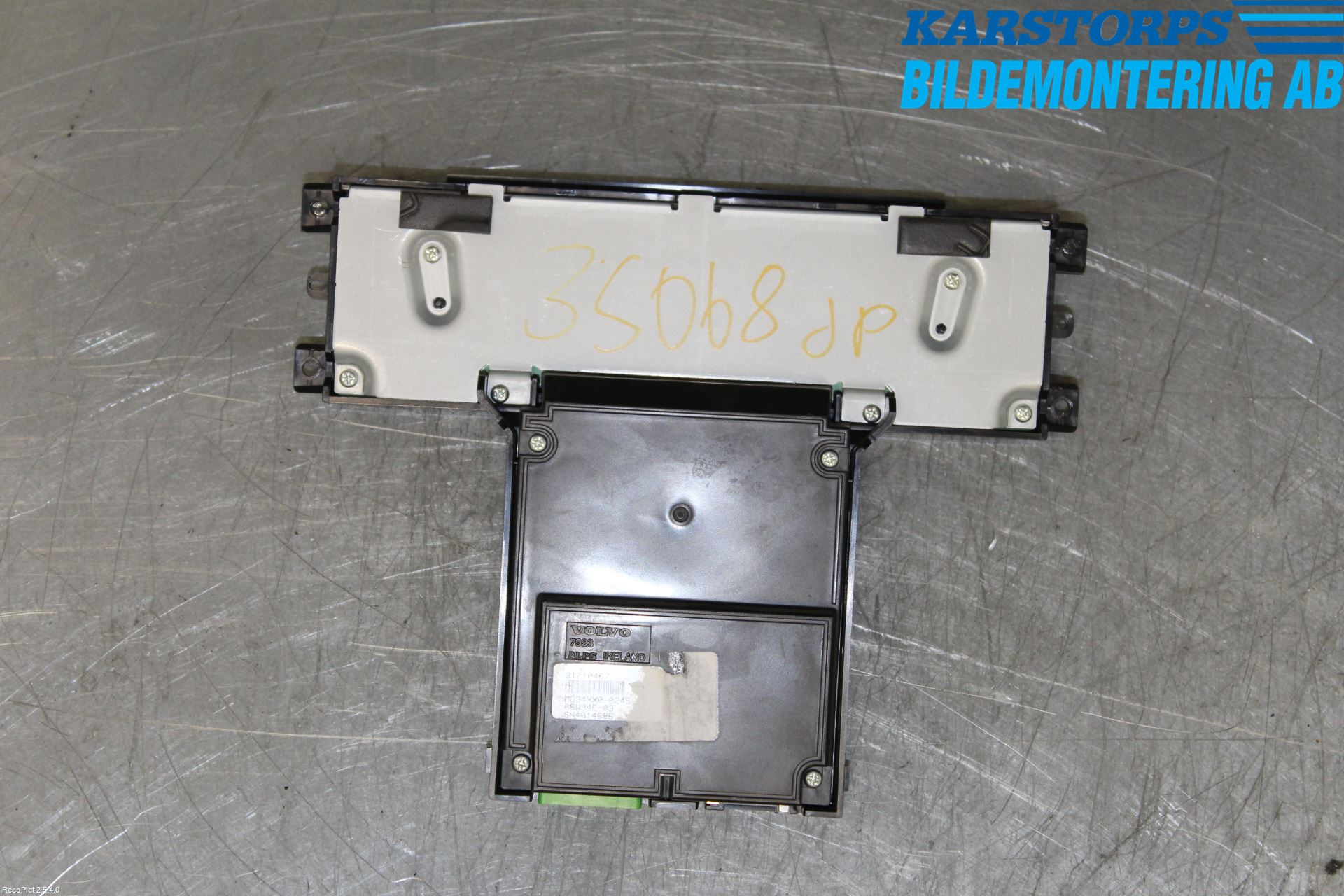 Volvo S80 07-13 Kontrolldisplay