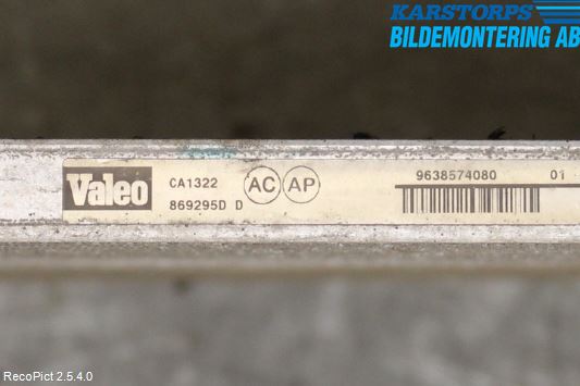 Peugeot 307     01-05 Ac Kondensor-Kylare