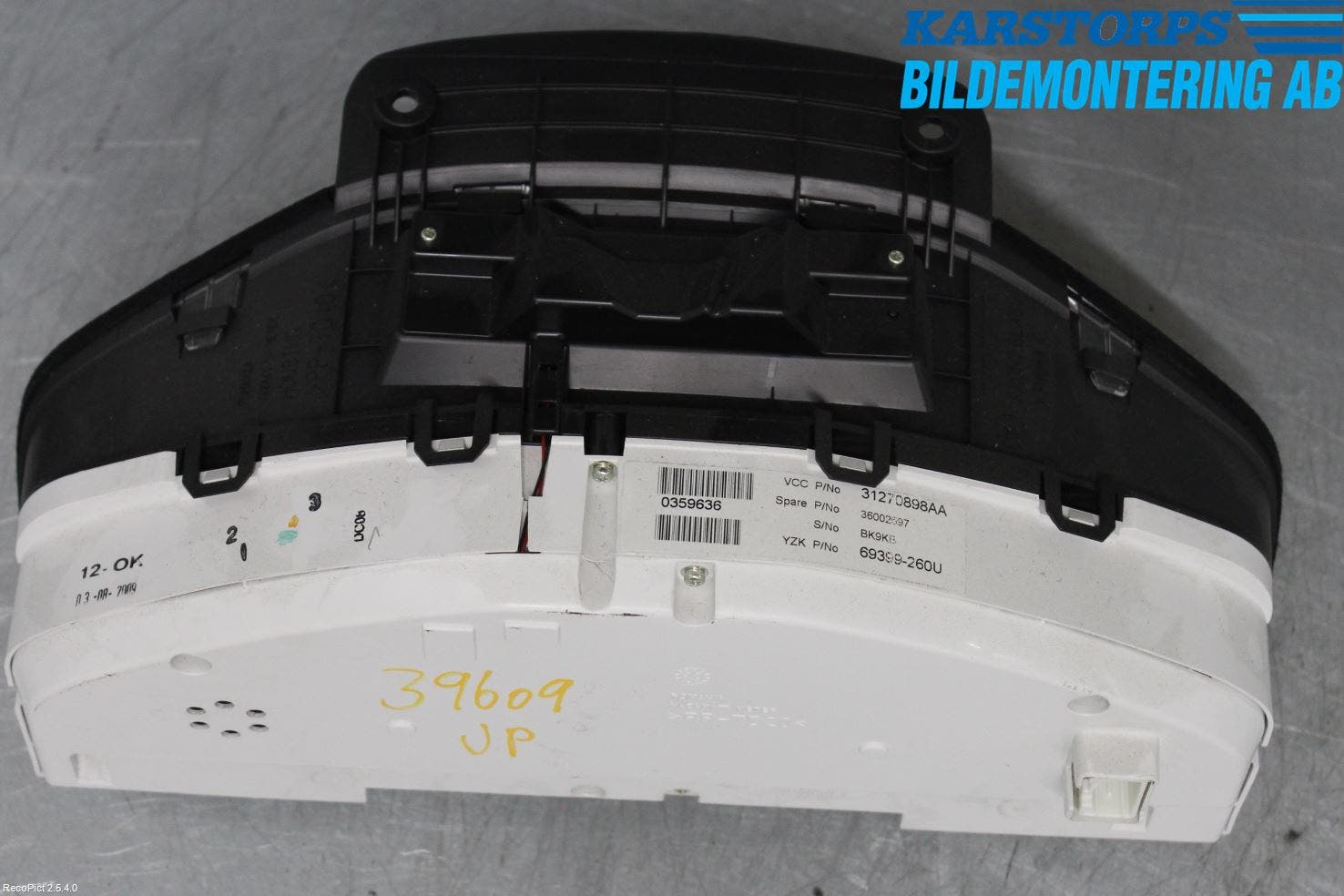 Volvo V70 08-13 Instrument Komb