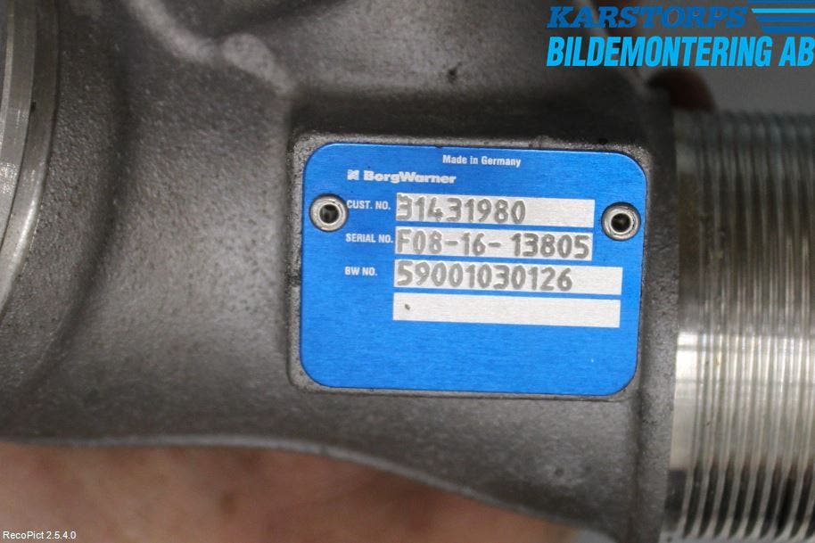 Volvo XC60 14-17 Wastegateventil