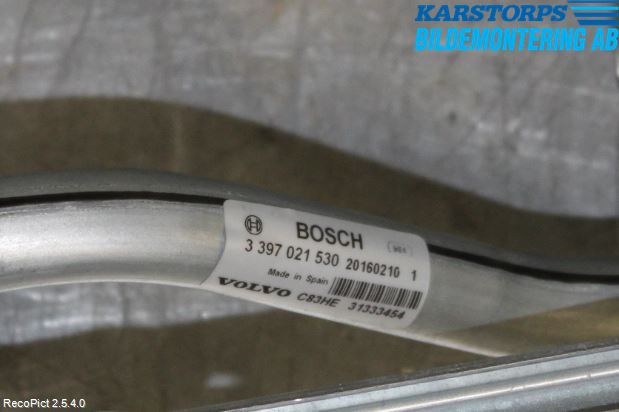 Volvo XC60 14-17 Torkarmekanism Vindruta