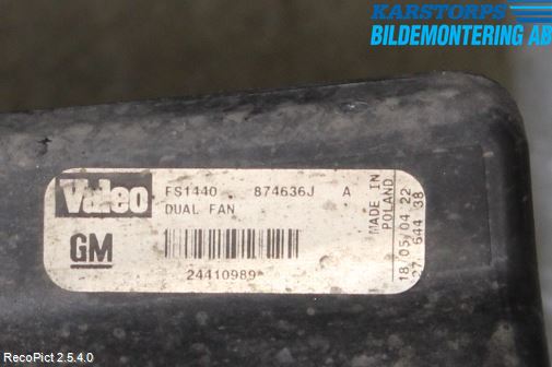 Saab 9-3 VER 2 Kylfläkt El