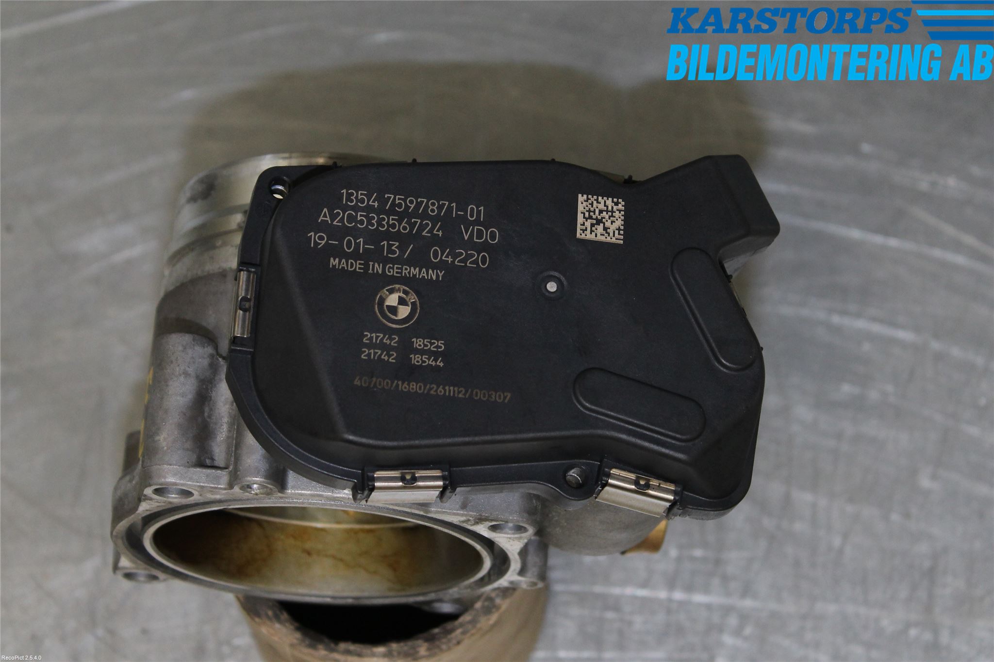 BMW 1 F20/F21 11-19 Injspjällhus