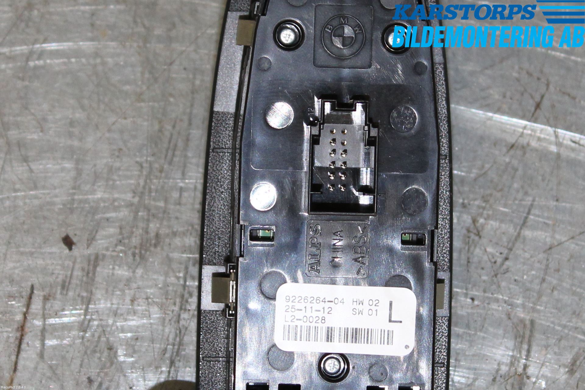 BMW 1 F20/F21 11-19 Strömställare Elhiss